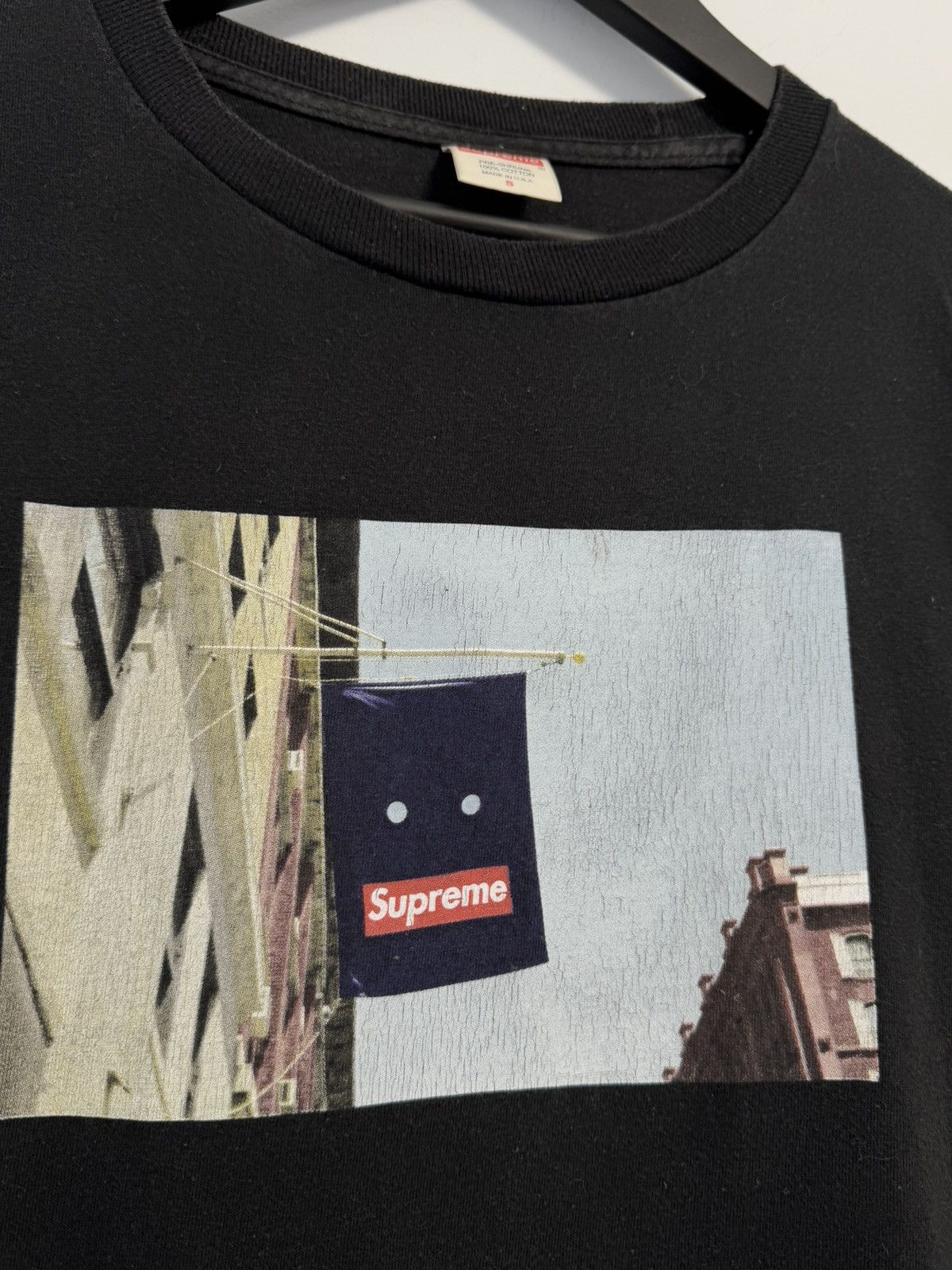 Supreme Supreme FW19 Banner Tee Black T-Shirt Size US S / EU 44-46 / 1 - 8 Thumbnail