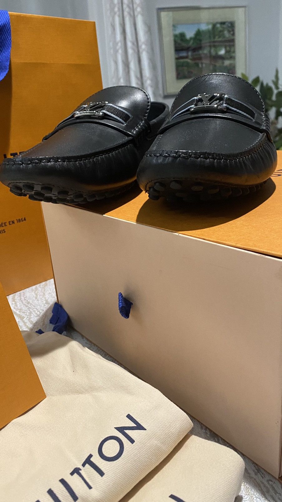 Louis Vuitton Louis Vuitton moccasin (LV Racer NEW IN BOX) Size US 11.5 / EU 44-45 - 6 Thumbnail
