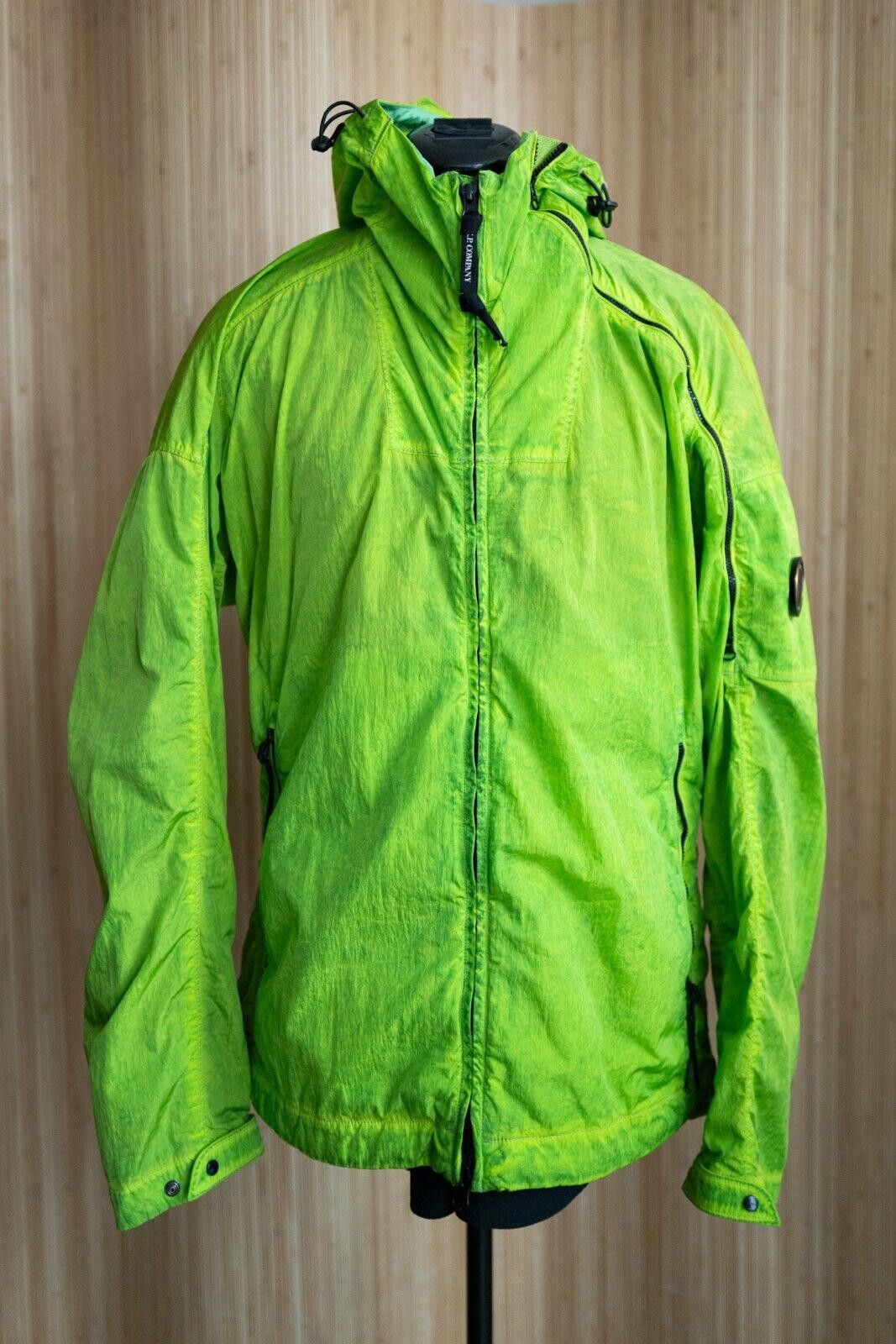 image of C P Company Chrome Windbreaker Green L, Men's (Size Large)