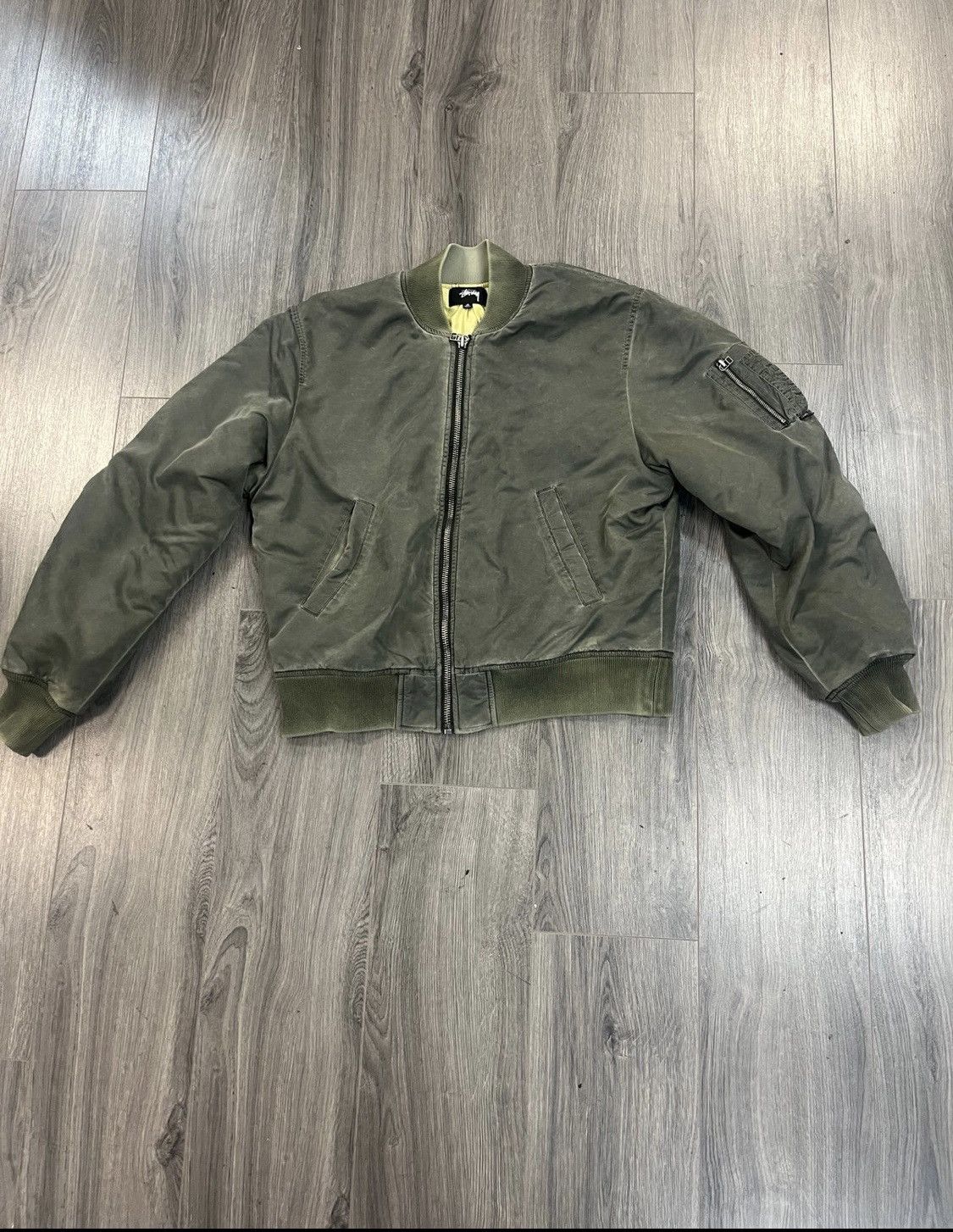 Stussy Stussy Dyed Nylon Bomber Jacket | Grailed