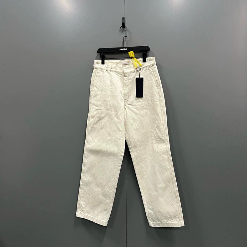 Prada Prada Beige triangle trousers 2502-Nextarrow Size US 30 / EU 46 - 1 Thumbnail