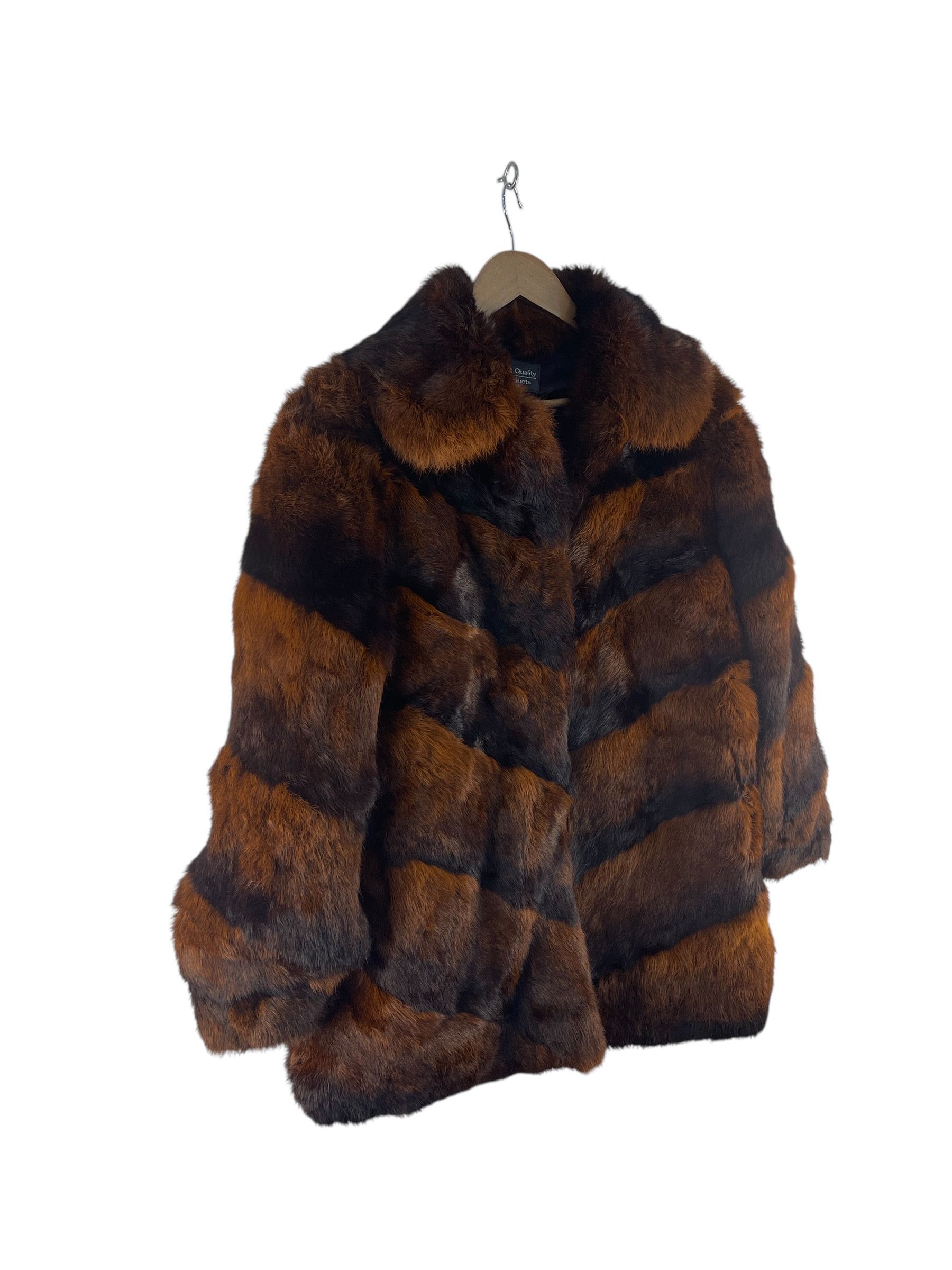 Japanese Brand Vintage Faux Fur Coat Jacket Size US L / EU 52-54 / 3 - 4 Thumbnail