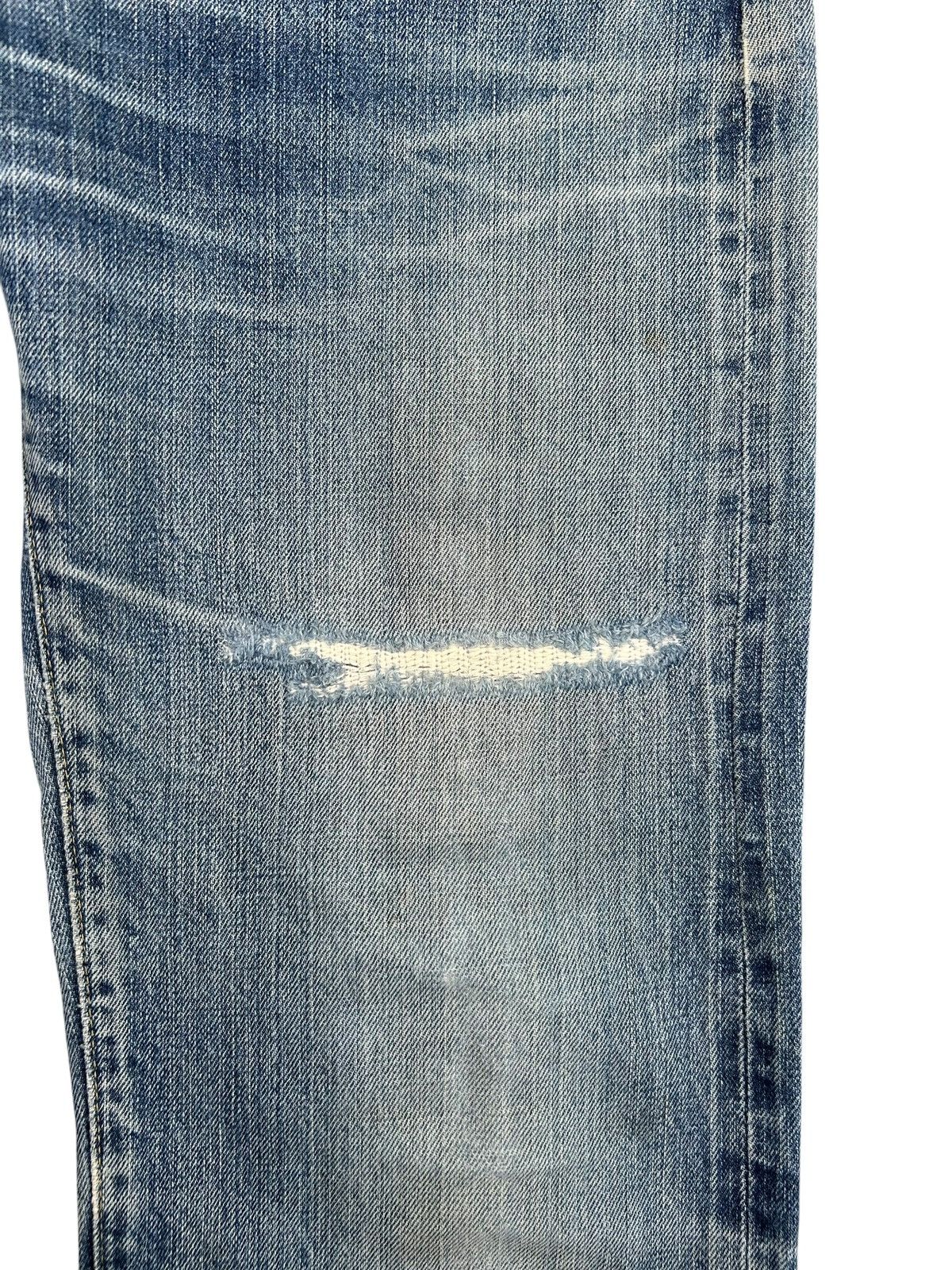 Kapital Vintage Levis Big E Selvedge Distressed Denim Jeans Size US 28 / EU 44 - 10 Thumbnail