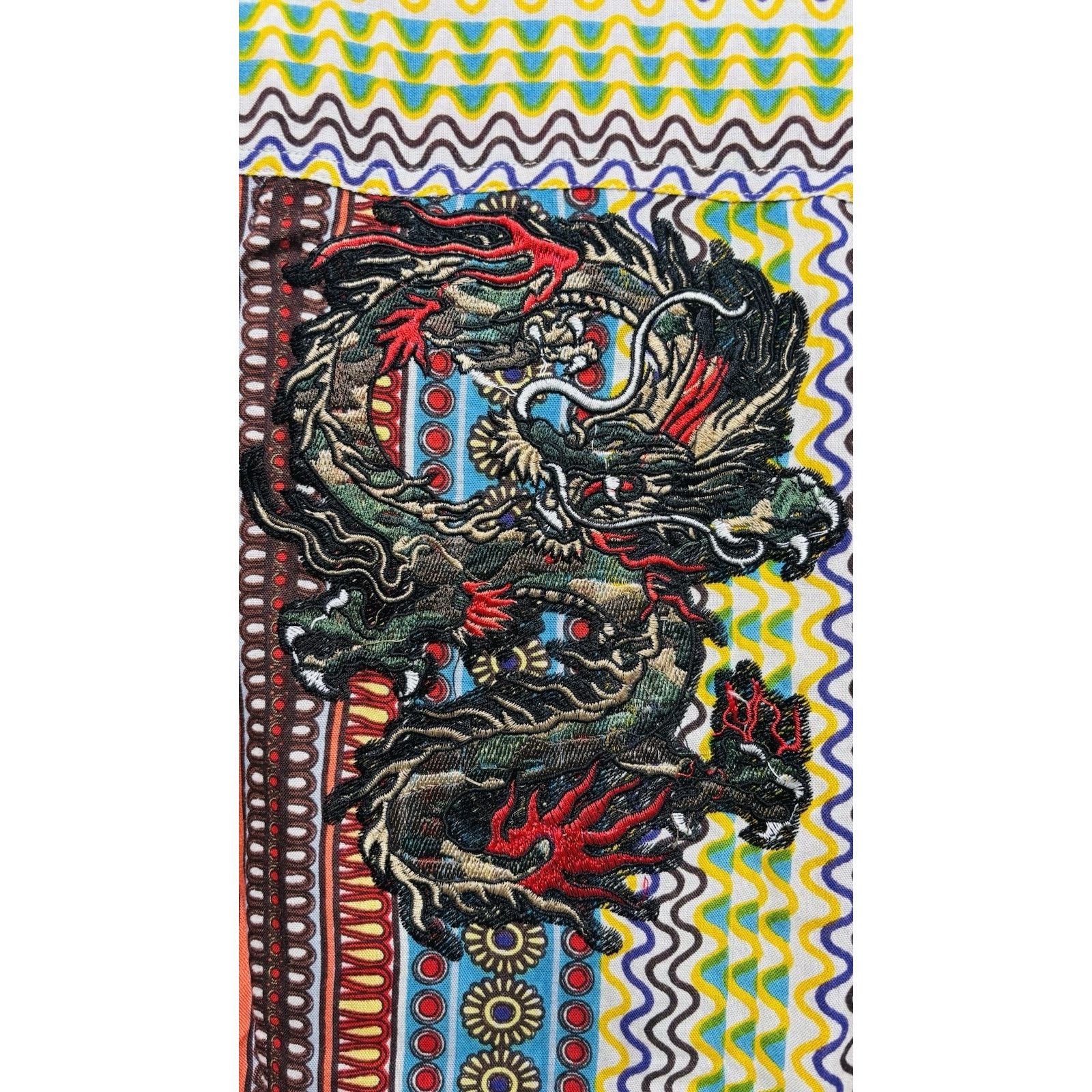 Other Raga Man Shirt Large Fits Medium Dragon Pattern Size US L / EU 52-54 / 3 - 4 Thumbnail