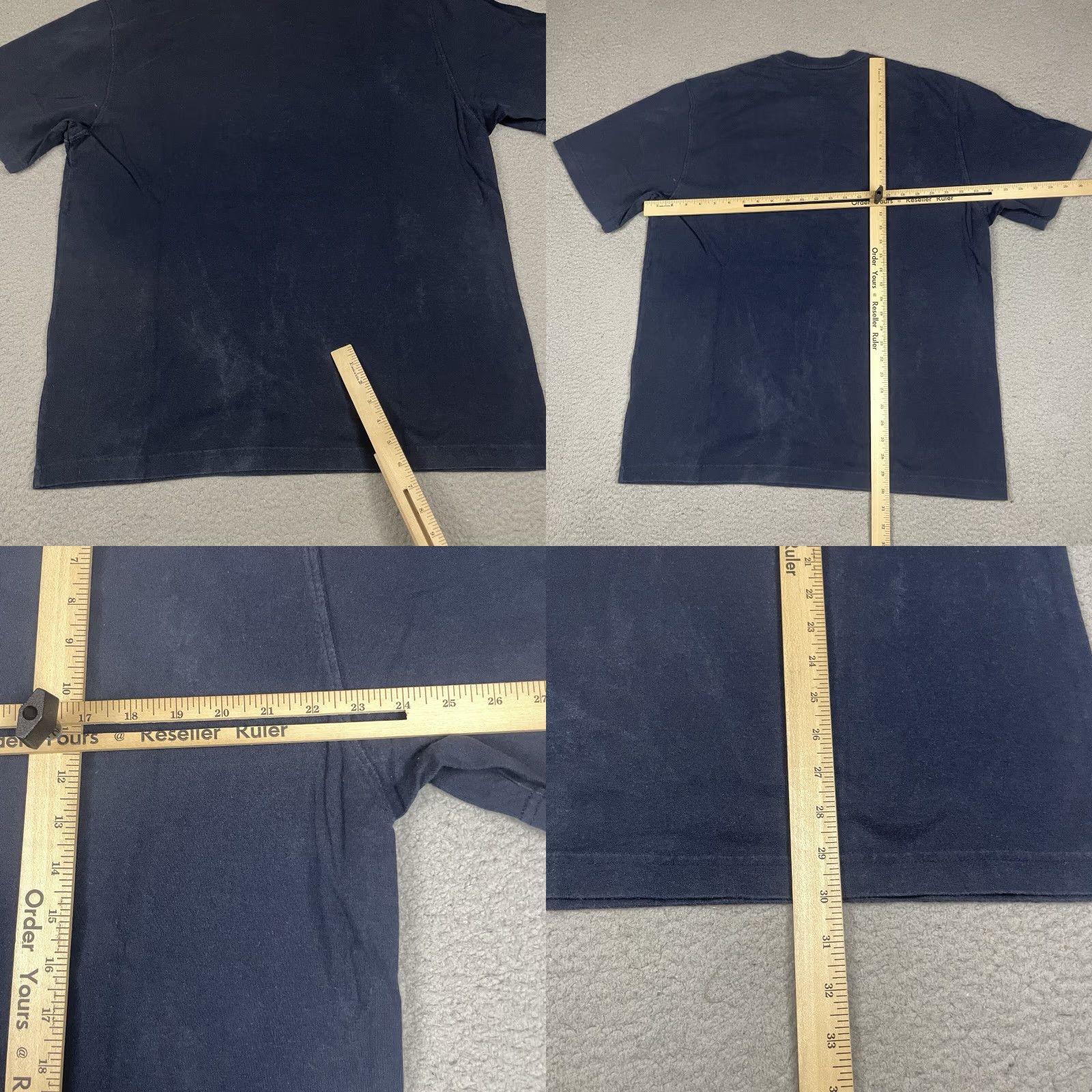 Carhartt Carhartt T Shirt Adult L Blue Short Sleeve Button Up Pocket Logo Distressed 90s Classic Dad Hipster Basic All Seasons One Pocket Tee Men Mens Size US L / EU 52-54 / 3 - 8 Thumbnail