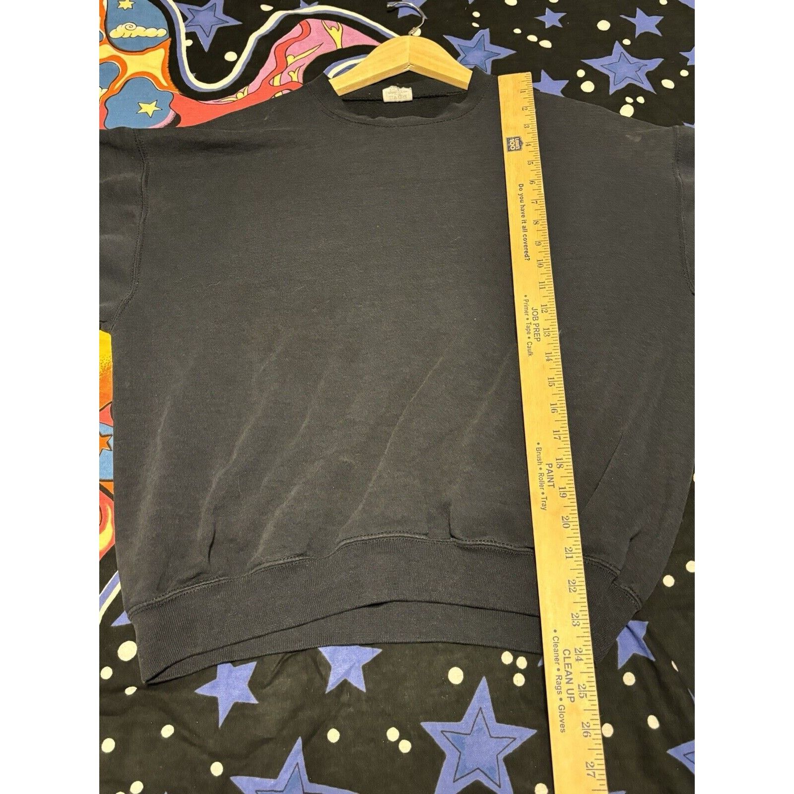 Other Vintage Faded Black Blank Crewneck Sz Unknown Brand Unknown Size US L / EU 52-54 / 3 - 5 Thumbnail