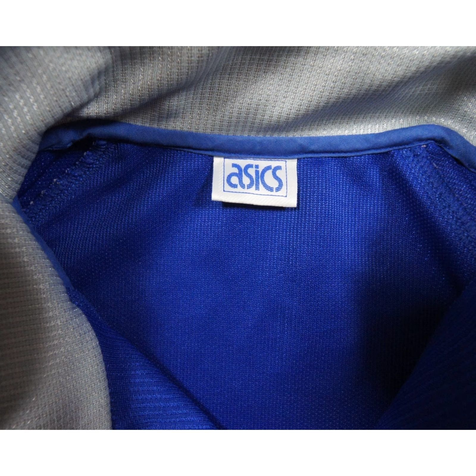 Asics VINTAGE ASICS Track Jacket Mens Medium Blue 1/4 Zip Pullover Japanese Uniform Jacket Regular Fit Sportswear Mens Size US M / EU 48-50 / 2 - 7 Thumbnail