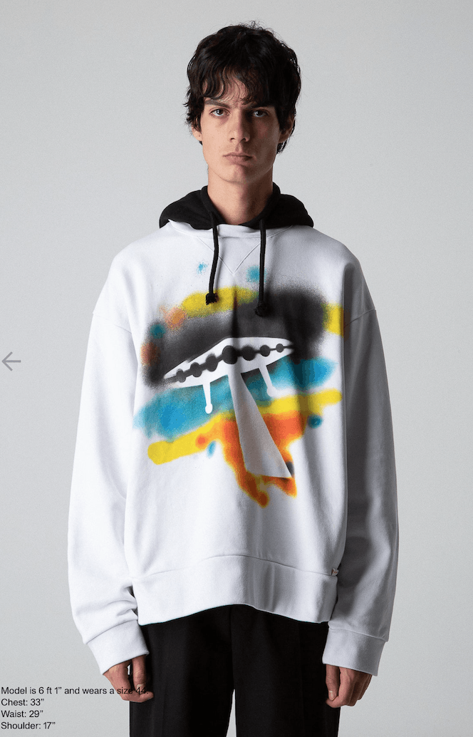 Marni Marni UFO Graphic Hooded Sweatshirt Size US L / EU 52-54 / 3 - 2 Thumbnail