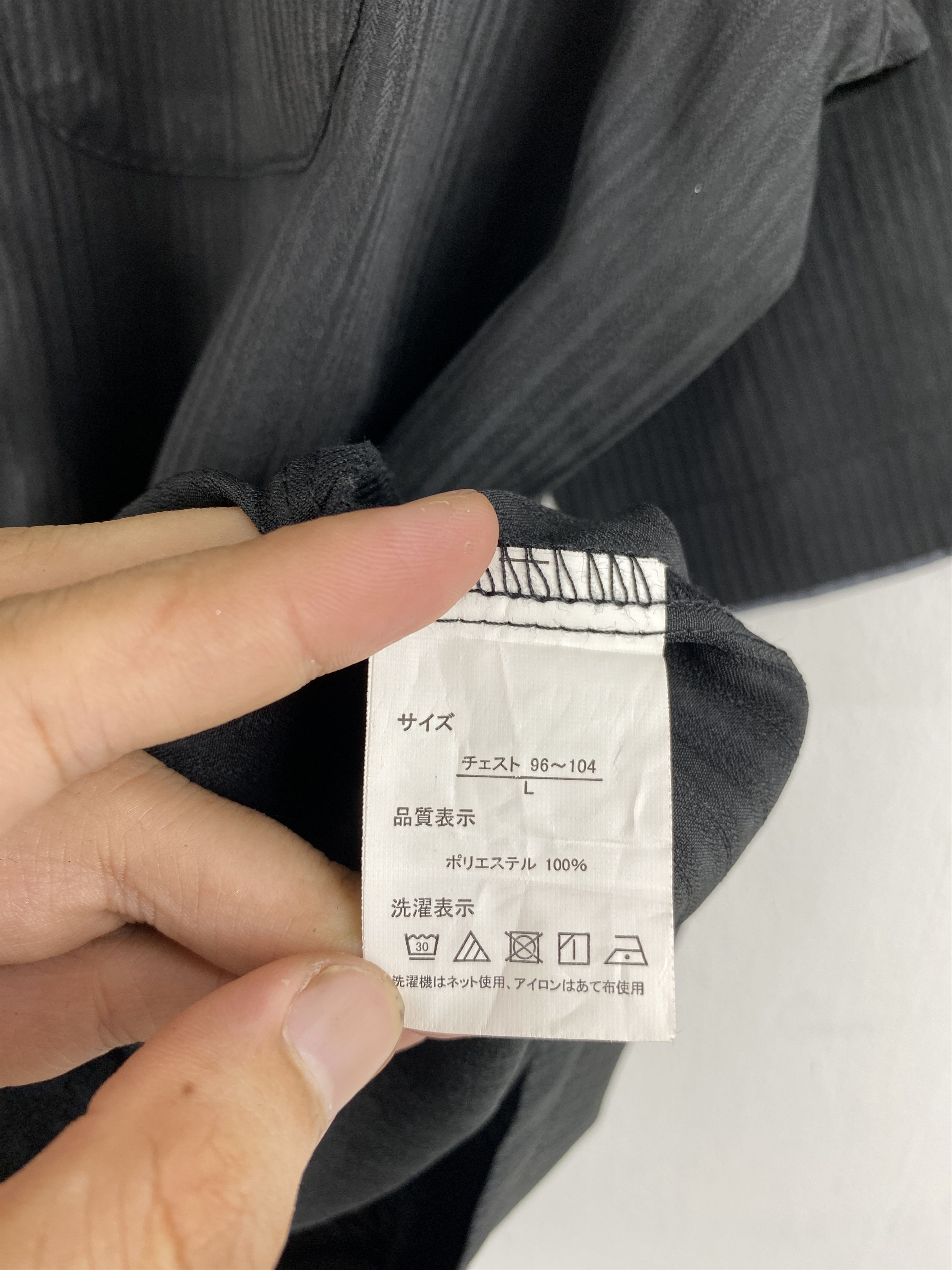 Japanese Brand Vintage Franco Collezioni Button Ups Shirt Black JA0118 Size US L / EU 52-54 / 3 - 6 Thumbnail
