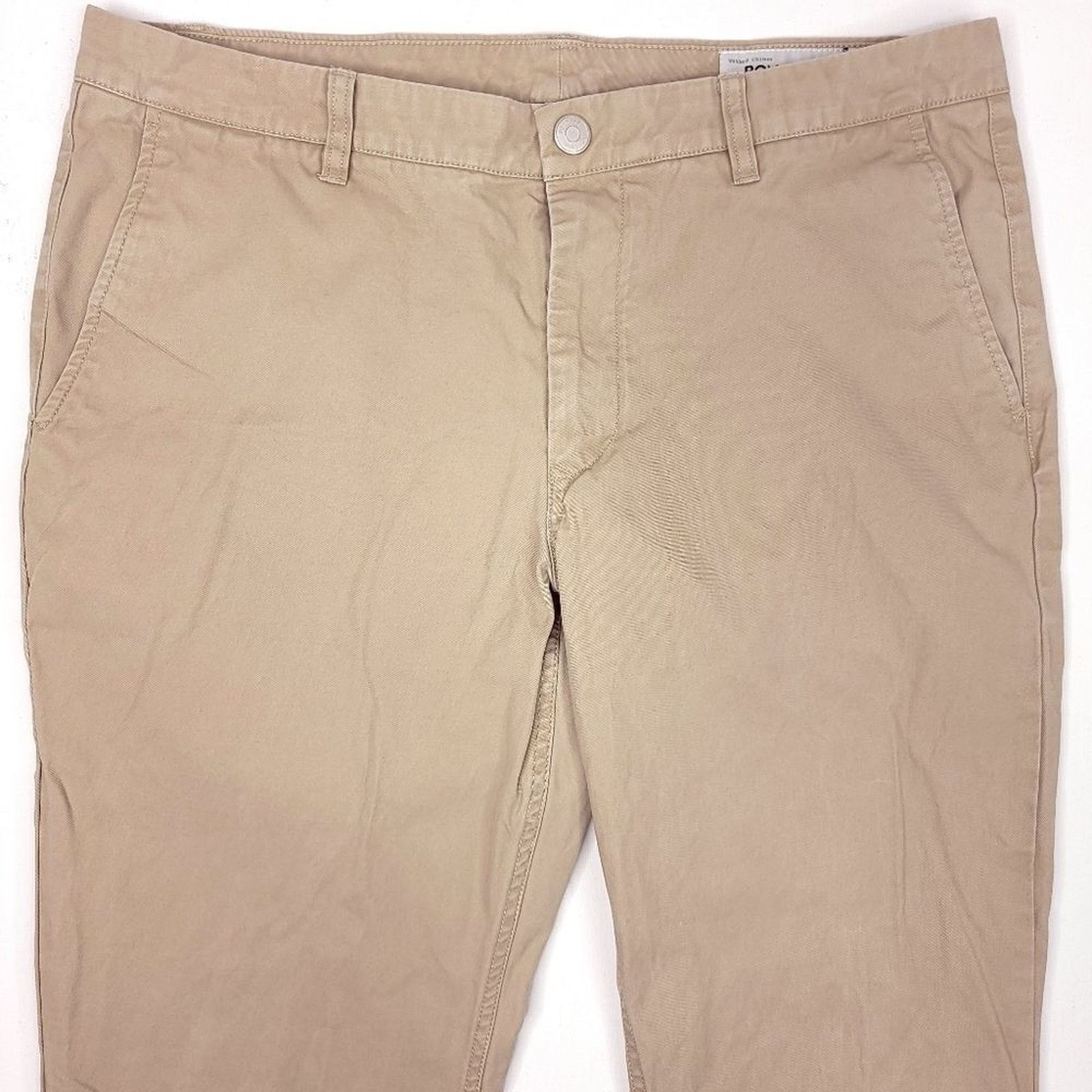 Bonobos Bonobos Straight Fit Chino Pants Mens 35x31 Tan Cotton Size US 35 - 2 Thumbnail