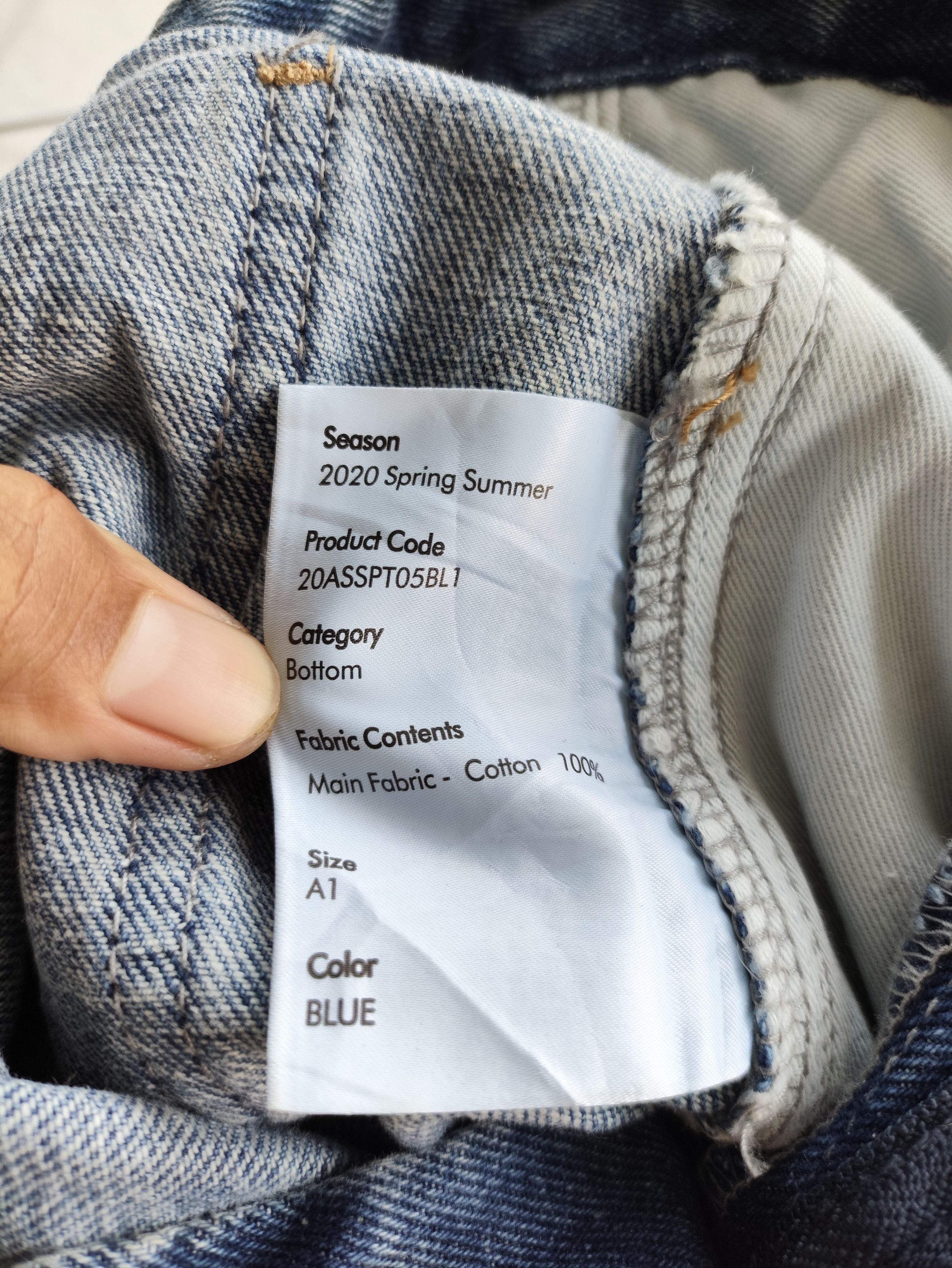 Ader Error Ader Erorr Denim Jeans Size 24" / US 00 / IT 34 - 7 Thumbnail