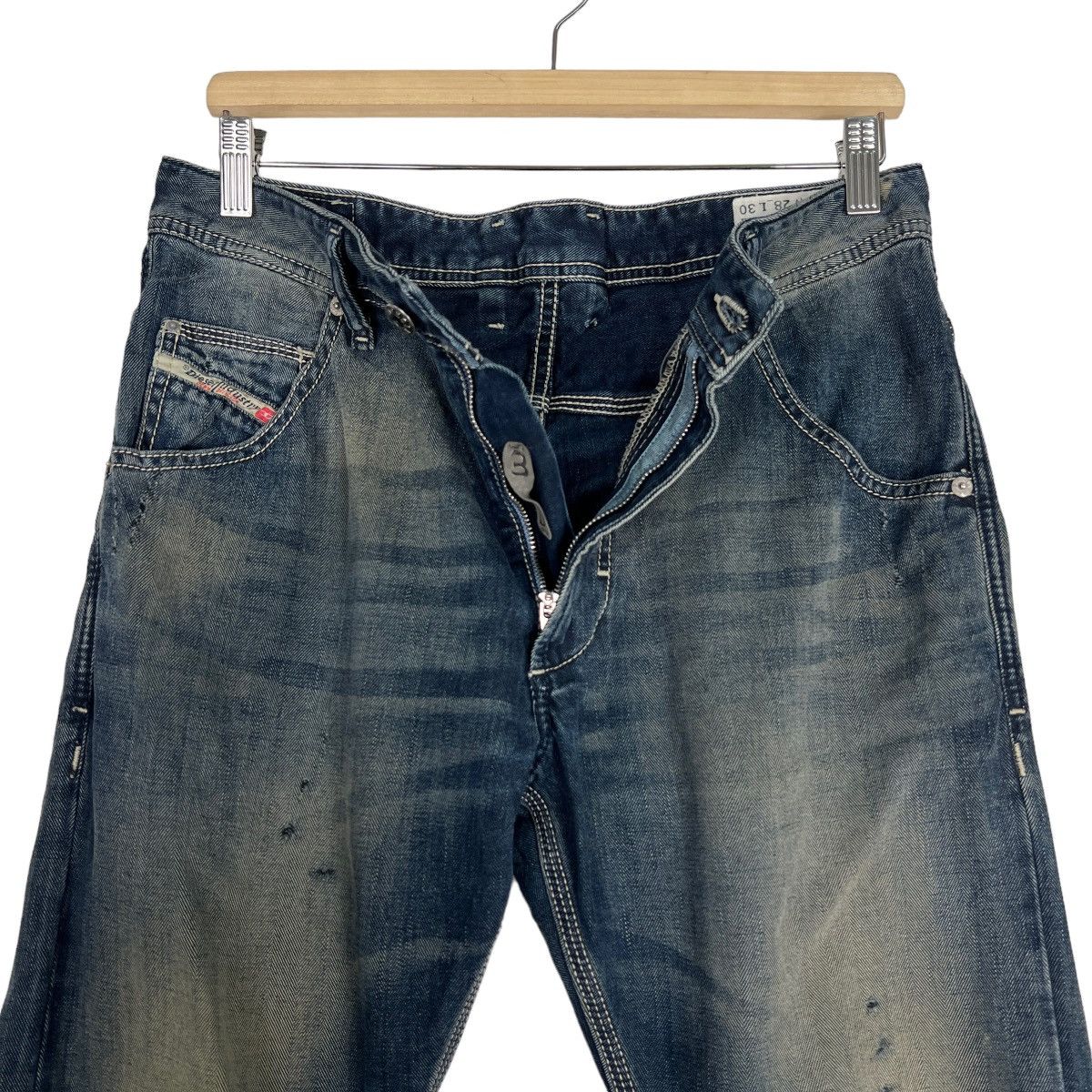 Diesel 🔥 DIESEL DYED WASH KROOLEY REGULAR SLIM CARROT Size US 30 / EU 46 - 13 Thumbnail