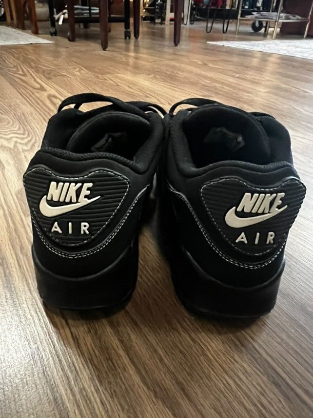 Nike Rare Nike Air Max 90 ‘Black White Stitching’ Size US 9 / EU 42 - 3 Thumbnail