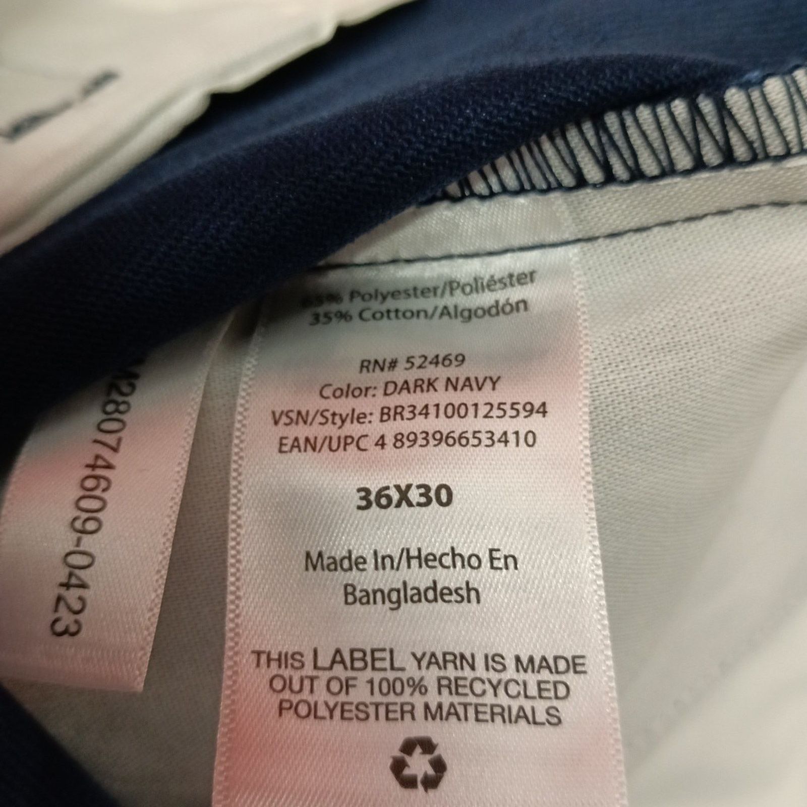Other Brahma Mens Work Tough Pants Durable Size 36x30 Blue Relaxed Size US 36 / EU 52 - 6 Thumbnail