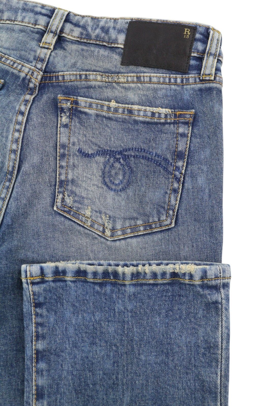 R13 KICK FIT 25 Kelly Faded Blue RRP699 87176 Size 25" / US 0 / IT 36 - 6 Thumbnail