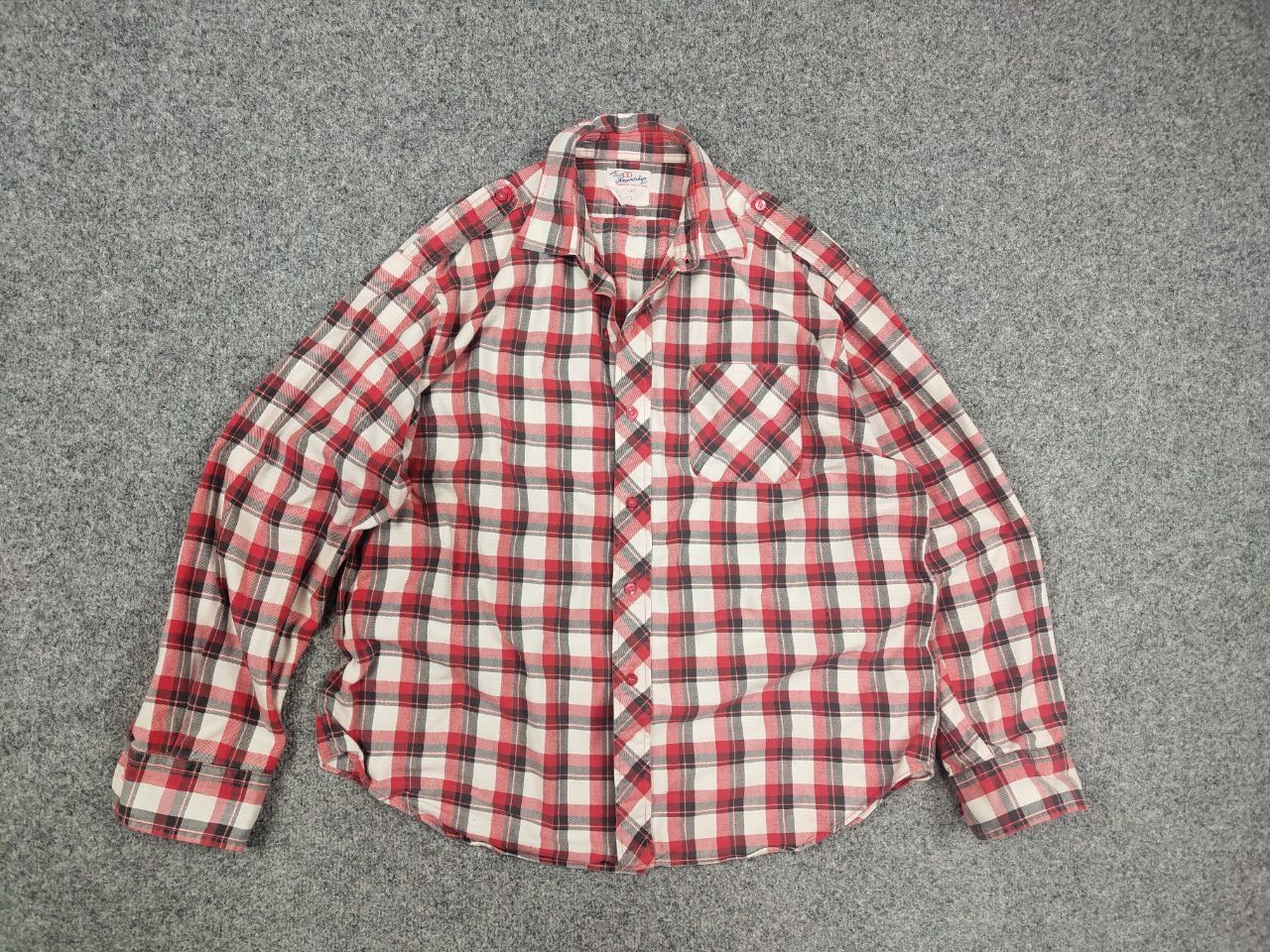 Japanese Brand Vintage 90's Friendship Japan Design Flannel Check Shirt Size US M / EU 48-50 / 2 - 9 Thumbnail