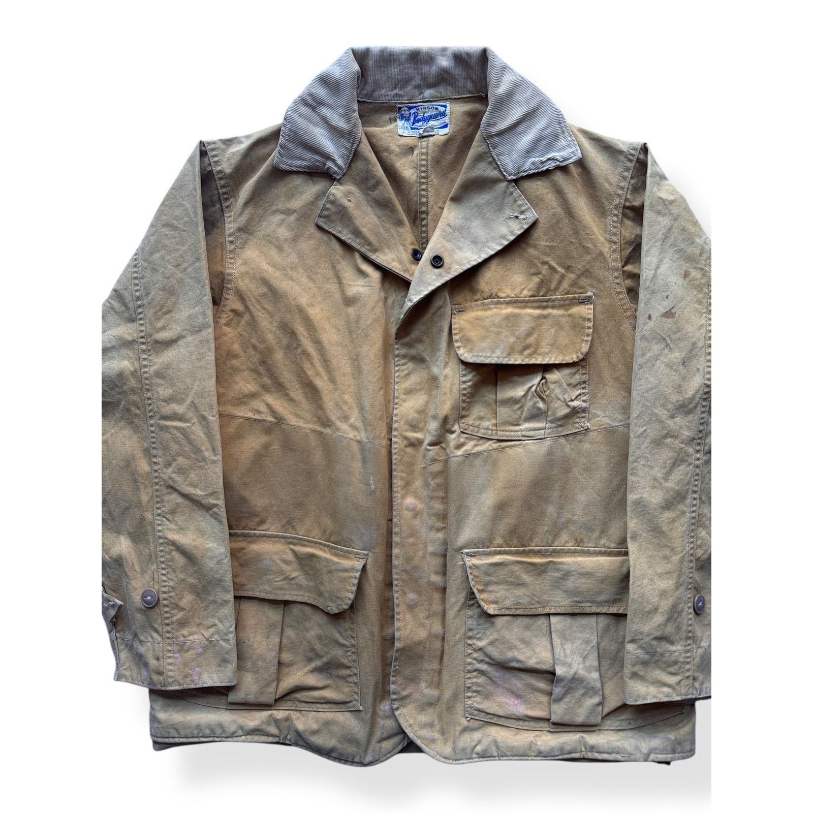 Vintage Vintage Hinson's Bodyguard Hunting Jacket SZ 42 Size US L / EU 52-54 / 3 - 3 Thumbnail