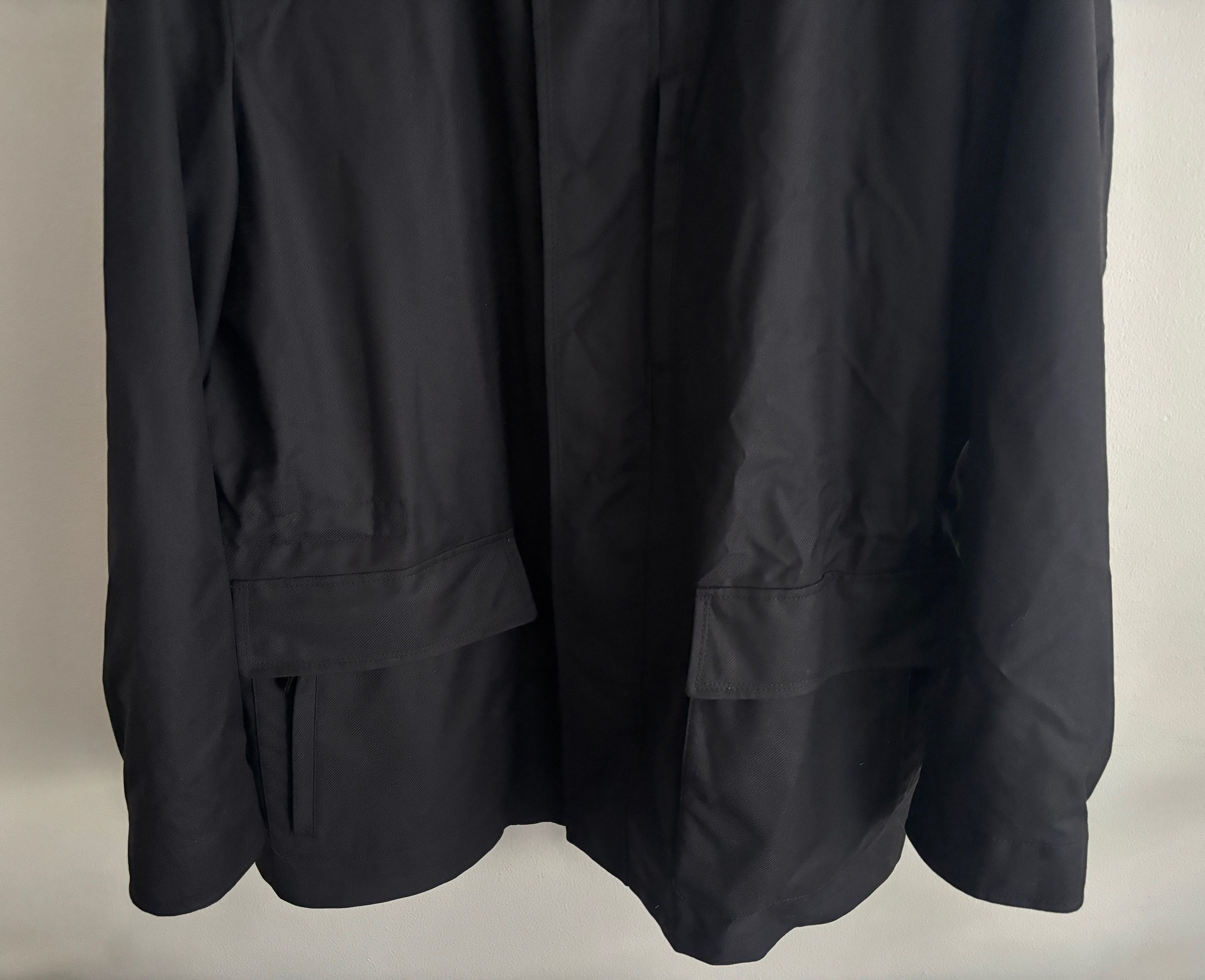 Ermenegildo Zegna $3495 Elements Black Wool Parka Jacket/ Coat - 44/ XL Size US L / EU 52-54 / 3 - 5 Thumbnail