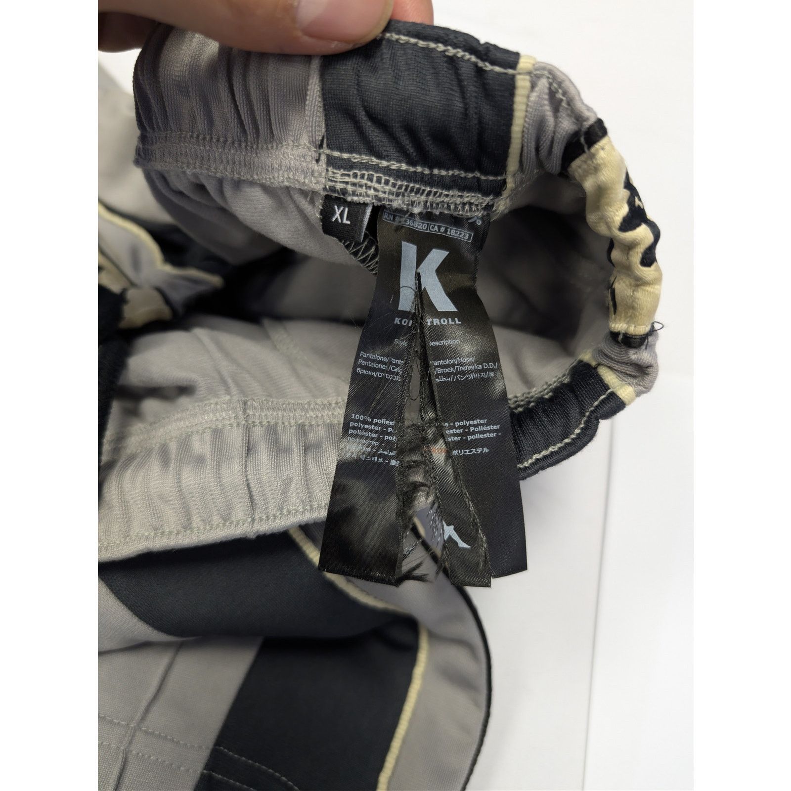 Kappa o1rshd1 Elastic Adjustable Track Sweatpants Jogger in Grey Size US 36 / EU 52 - 17 Thumbnail