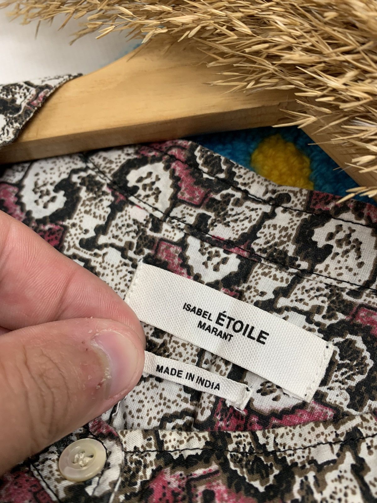 Designer × Isabel Marant Etoile × Vintage Vintage Isabel Marant Floral Printed Flowers Designer Shirt Size M / US 6-8 / IT 42-44 - 14 Thumbnail