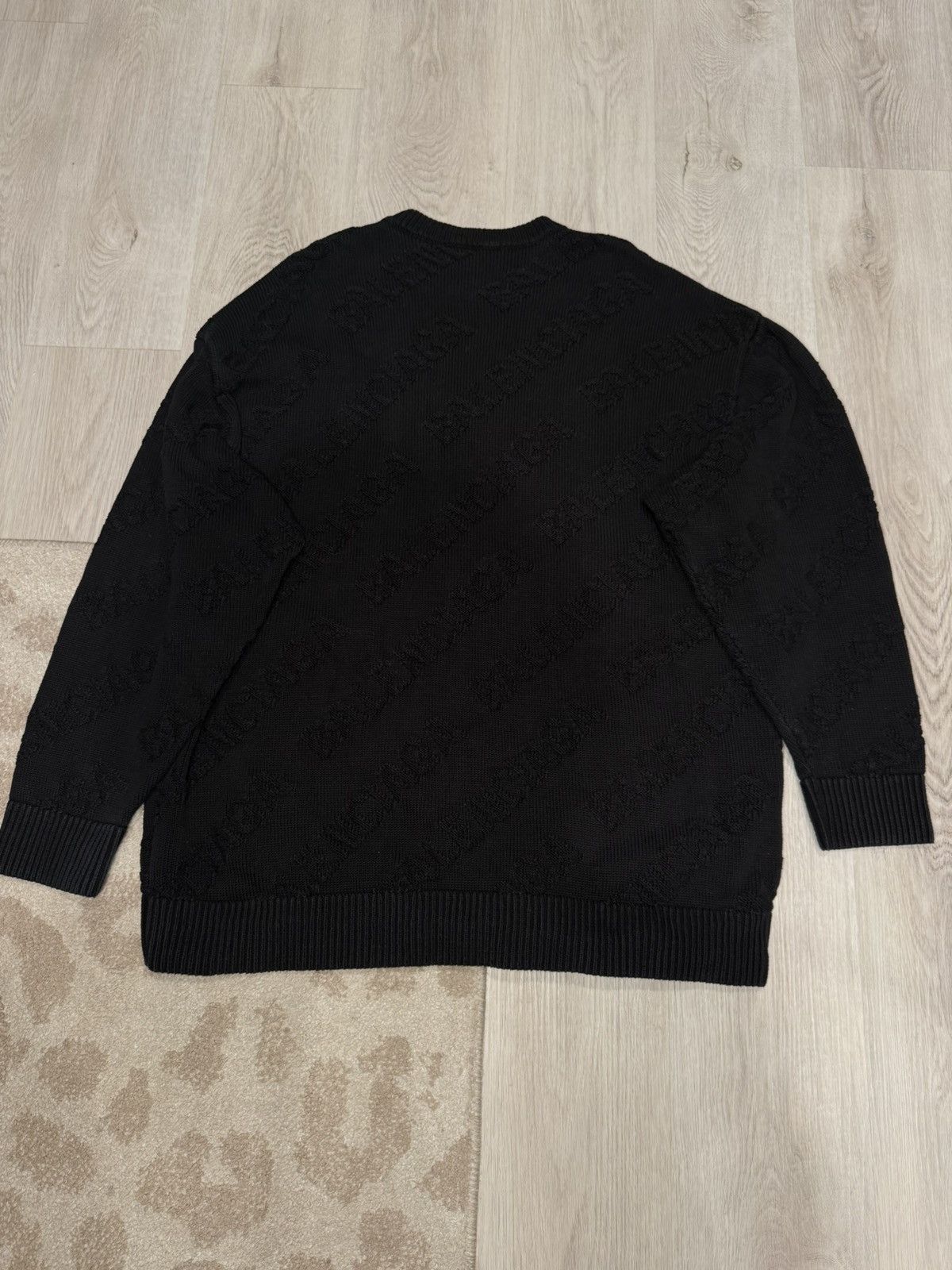 Balenciaga f/w 2021 monogram logo knit sweater!! Size US M / EU 48-50 / 2 - 4 Thumbnail