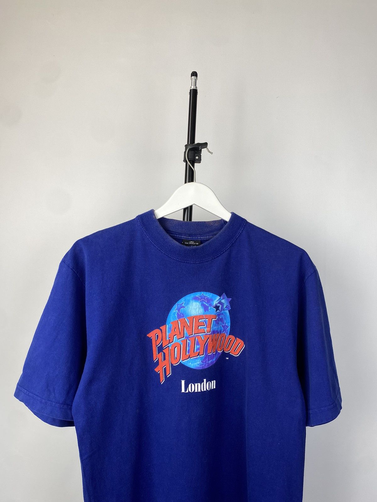 Planet Hollywood × Vintage Vintage 90s Planet Hollywood London Logo T-Shirt Size Large Size US L / EU 52-54 / 3 - 2 Thumbnail