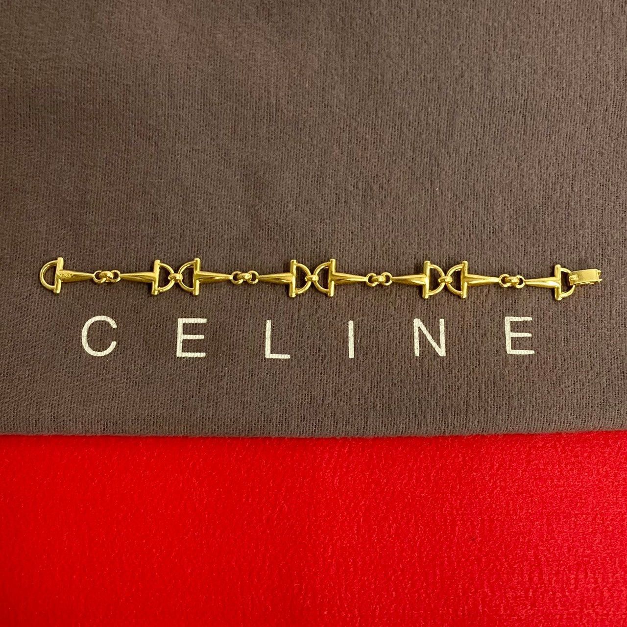 Celine Celine Bracelet Gold Plated Size ONE SIZE - 1 Thumbnail