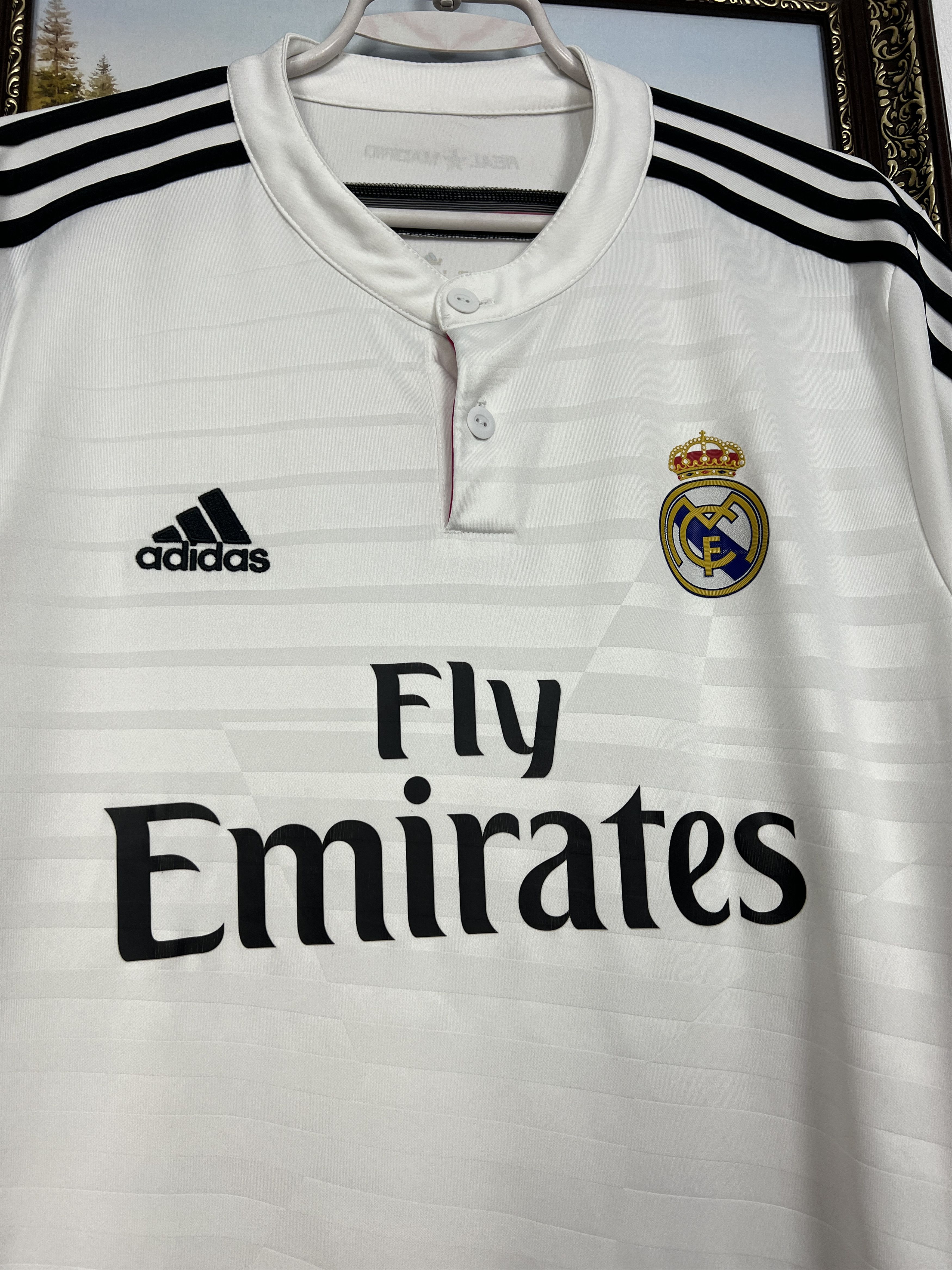Adidas Real Madrid Home football shirt 2014 Soccer Jersey Trikot Size US L / EU 52-54 / 3 - 3 Thumbnail