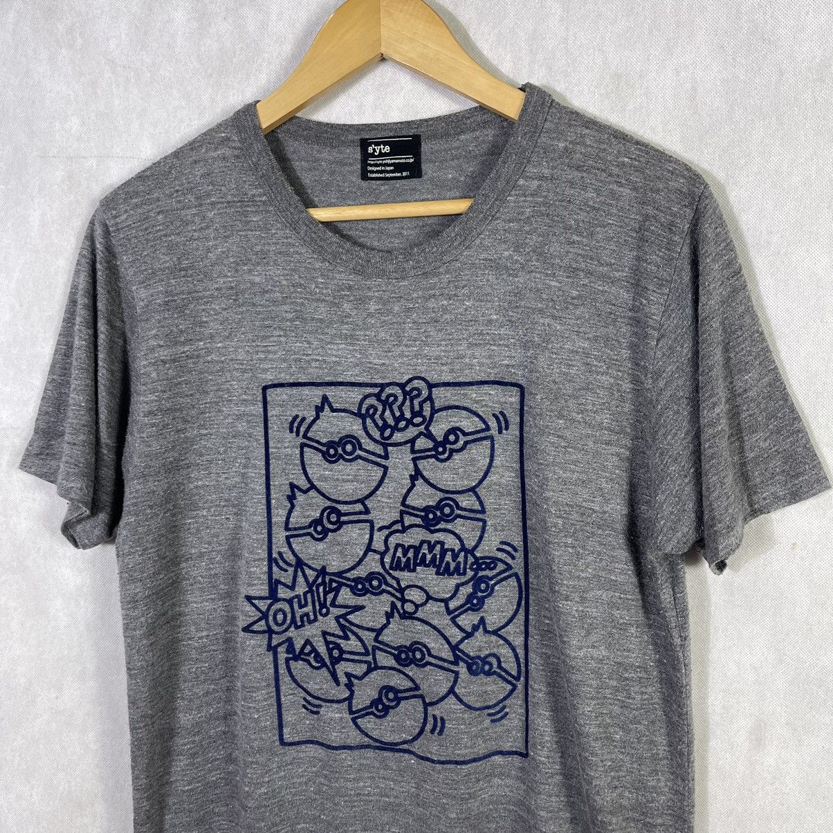 Yohji Yamamoto S’yte Yohji Yamamoto Pokemon Art Design tshirt Size US L / EU 52-54 / 3 - 3 Thumbnail