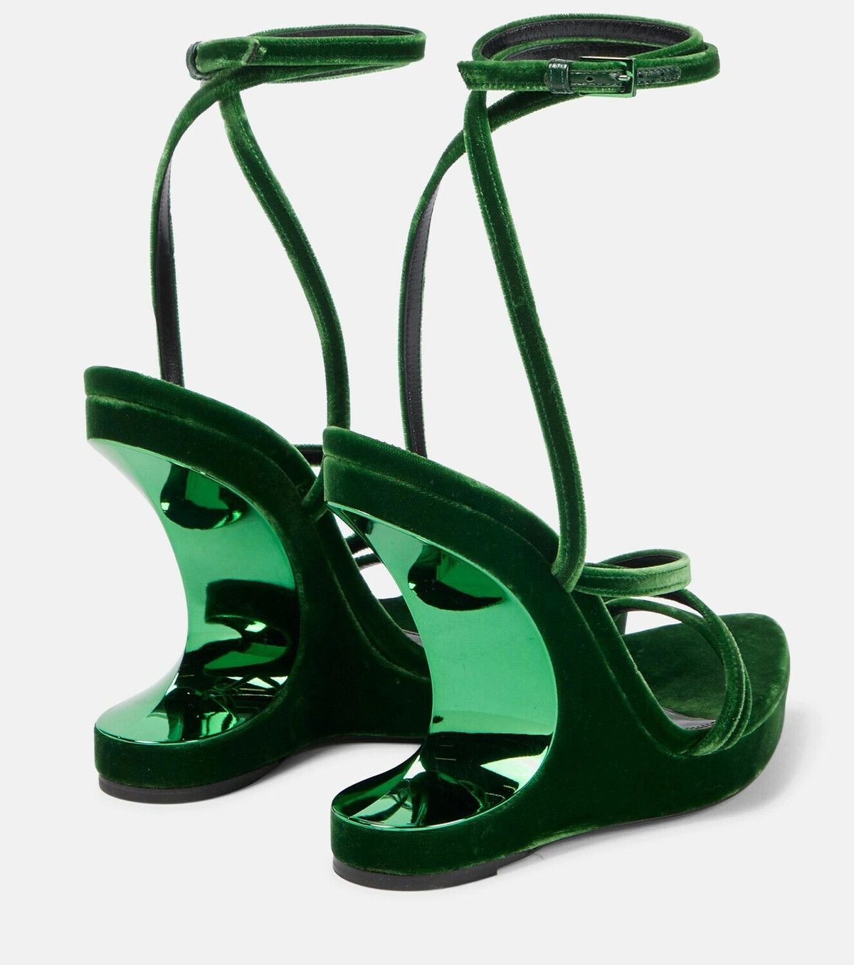 Tom Ford o1loc1c0924 W3167J Wedge Sandals in Green Size US 6 / IT 36 - 3 Thumbnail