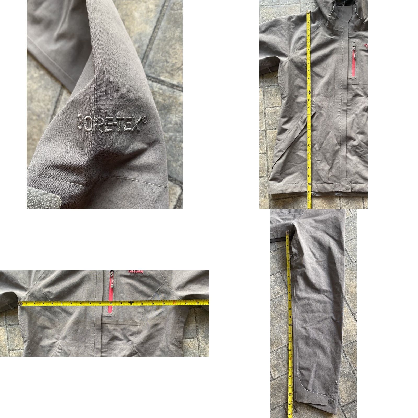 The North Face VINTAGE The North Face Jacket Womens S Gray Goretex Dyrzzle Hooded Logo Raincoat Hiking Size S / US 4 / IT 40 - 8 Thumbnail