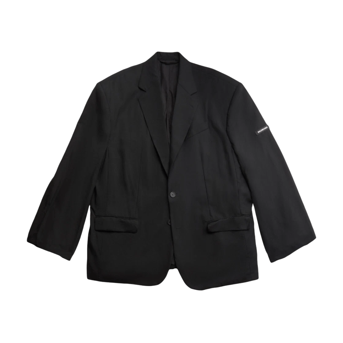 Balenciaga o1srvl11e0425 Skater Tailored Jacket in Black Size US M / EU 48-50 / 2 - 1 Thumbnail
