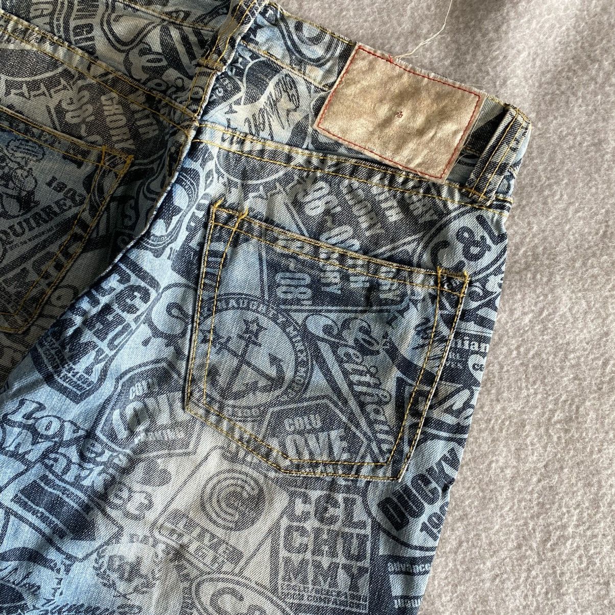 Japanese Brand × Vintage Co&Lu Fullprint Japanese Brand Jeans Size US 32 / EU 48 - 8 Thumbnail