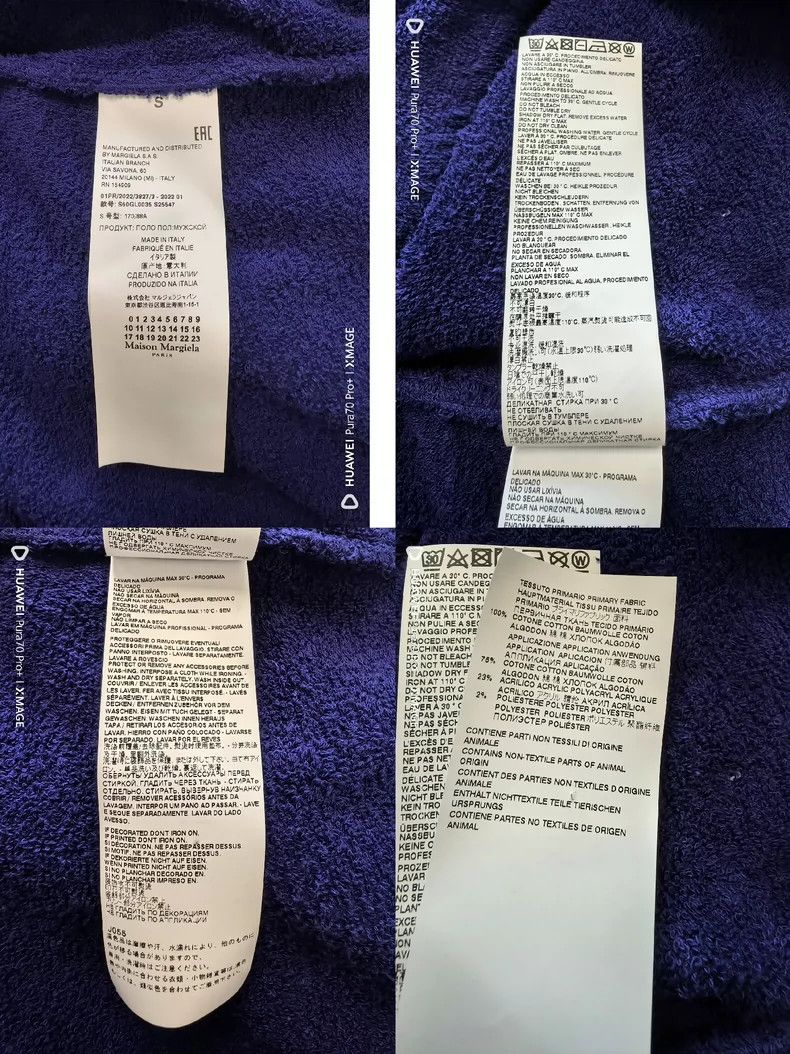 Maison Margiela Maison Margiela Towel T-shirt 2502-Nextarrow Size US S / EU 44-46 / 1 - 9 Thumbnail