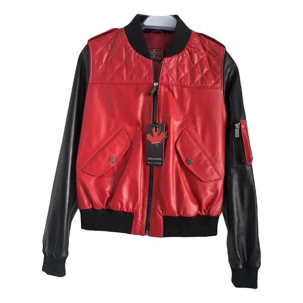 Dsquared2 New 100% leather jacket Dsquared2 size S Size S / US 4 / IT 40 - 1 Thumbnail