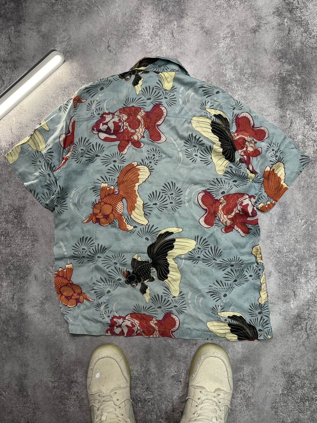 Japanese Brand Vtg Archive Japanese Script Rayon S/S Shirt Aloha Size US M / EU 48-50 / 2 - 8 Thumbnail