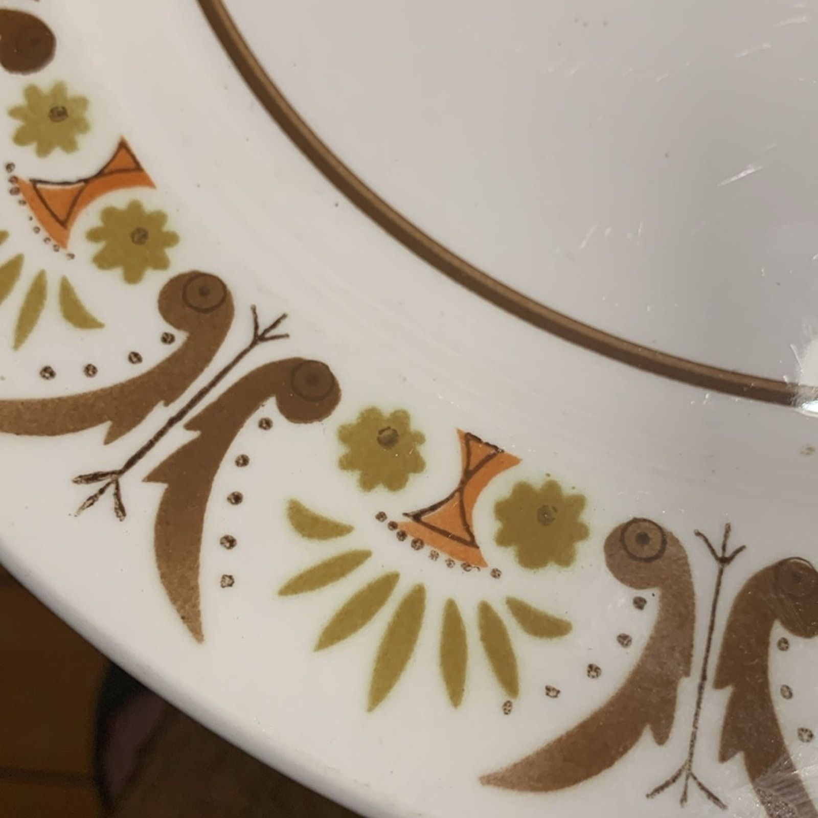 Vintage Mikasa Japan Mediterrania MCM large round serving platter Size ONE SIZE - 3 Thumbnail