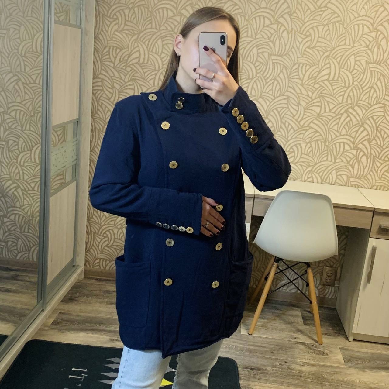 Pierre Balmain Pierre Balmain Coat Navy Jacket blazer Size M / US 6-8 / IT 42-44 - 1 Thumbnail