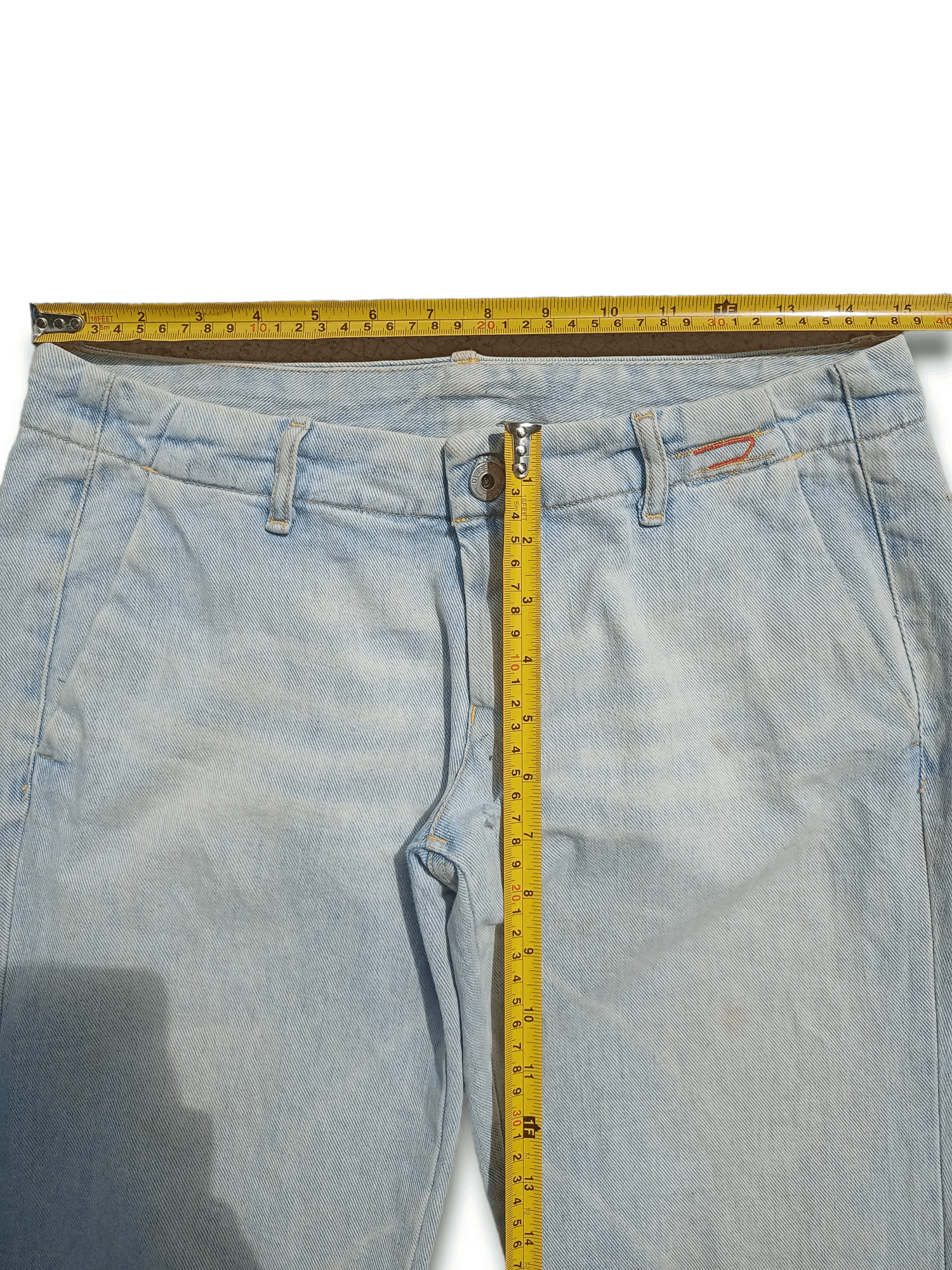 Diesel Vintage Diesel Light Wash Bell Bottom Flare Jeans 30x33 Size US 30 / EU 46 - 8 Thumbnail