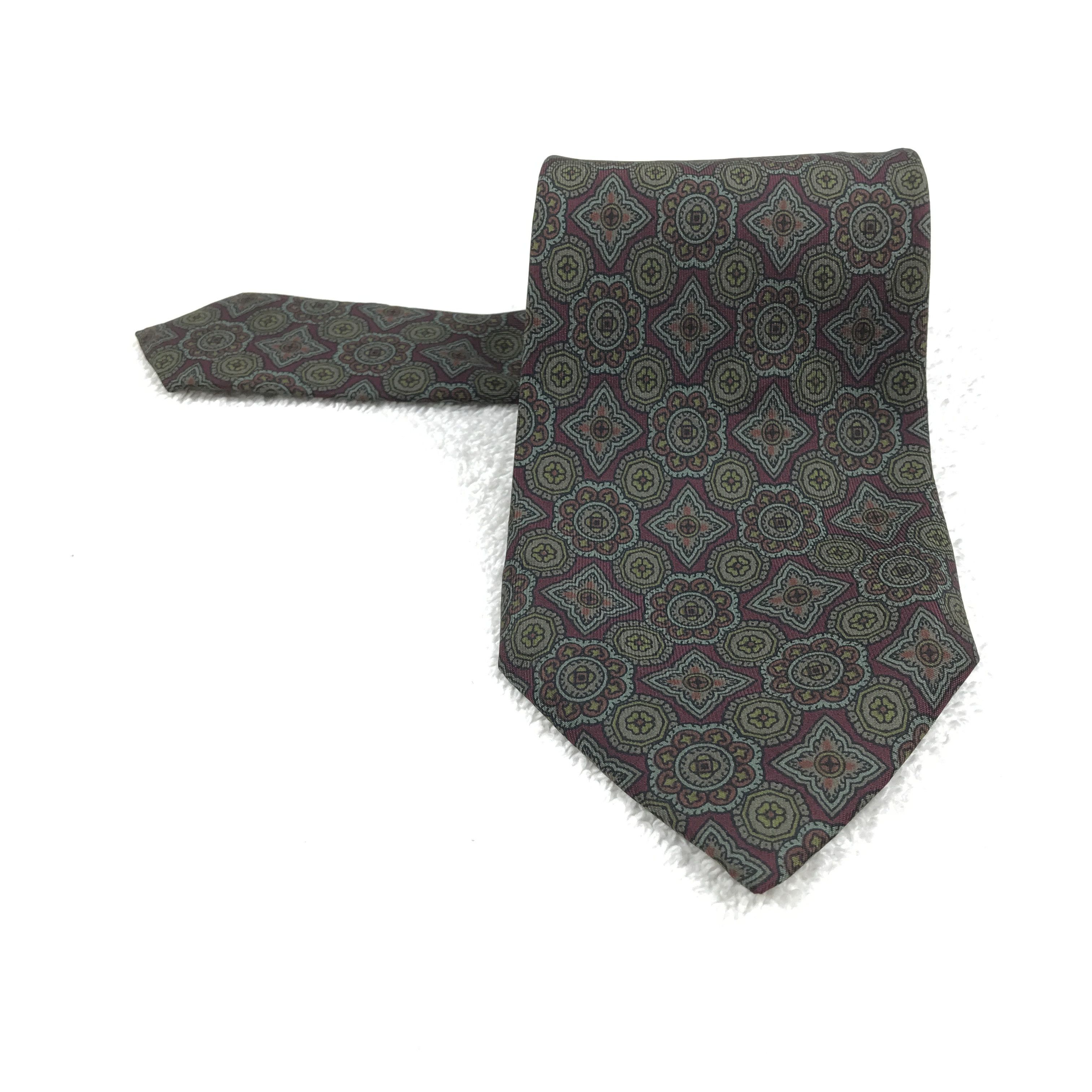 Vintage Vintage Bruno Gabrieli Silk Necktie Size ONE SIZE - 1 Thumbnail