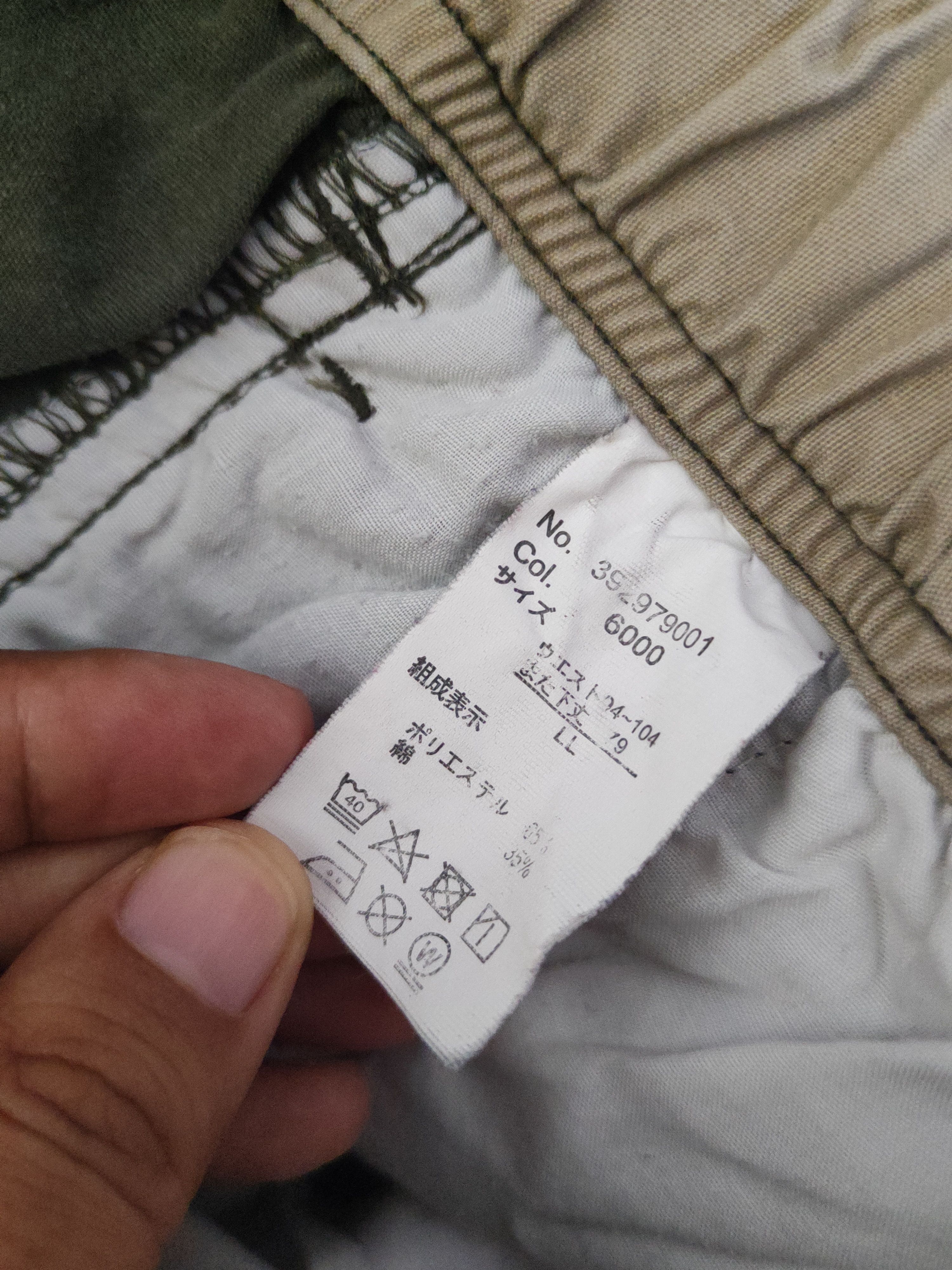 Japanese Brand DL Japanese Brand Dark Olive Multipocket Cargo Pants #2145 Size US 32 / EU 48 - 12 Thumbnail