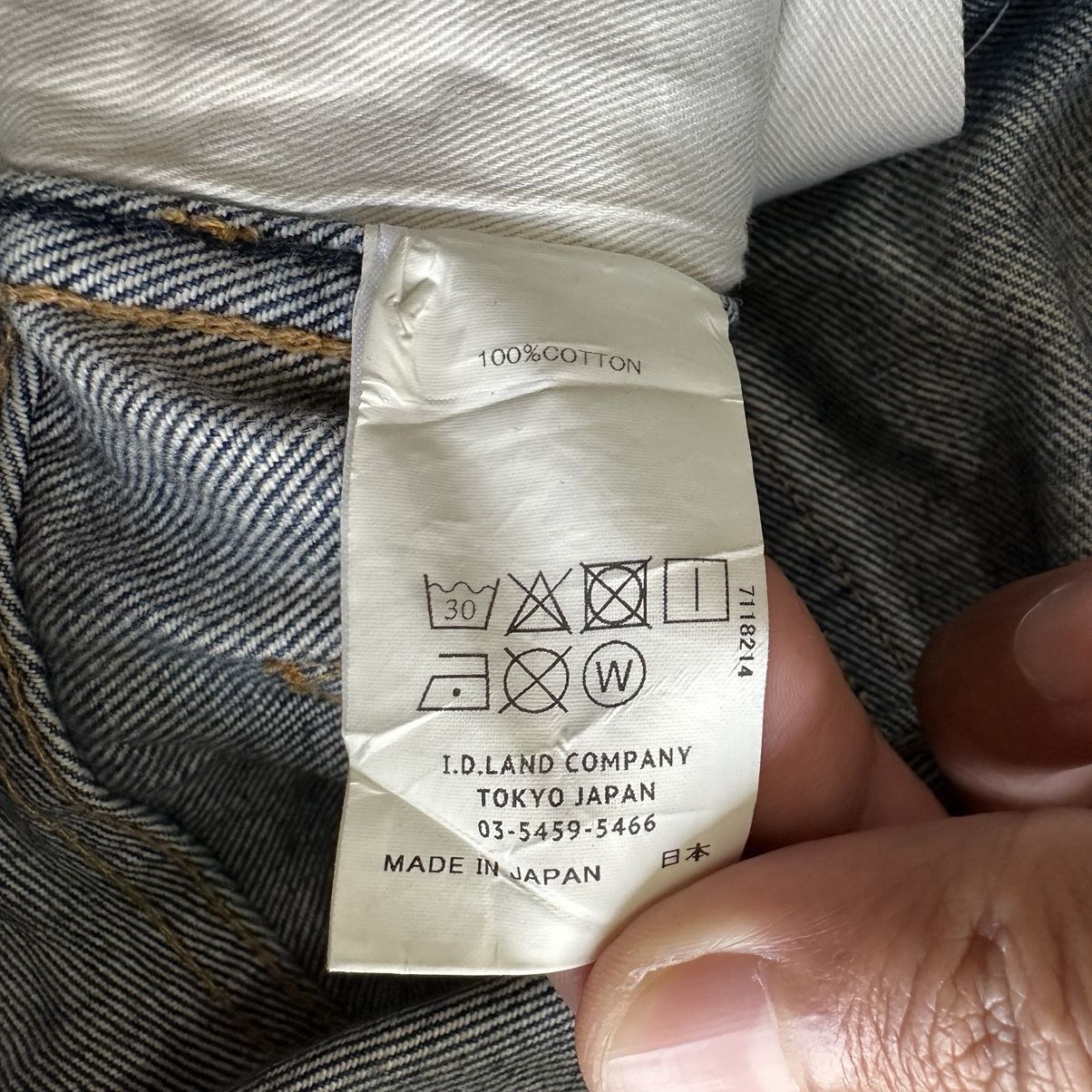 Japanese Brand Vintage Living Concept Talon 42 Faded Distressed Denim Jean Size US 30 / EU 46 - 9 Thumbnail