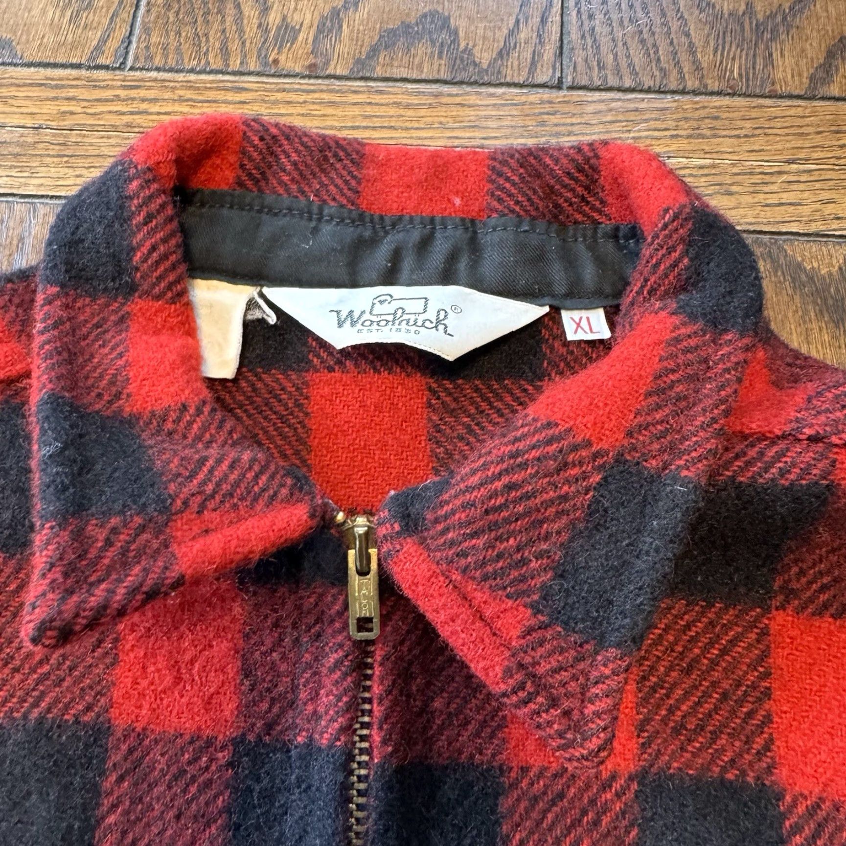 Vintage VINTAGE Woolrich Jacket Women’s XL Red Buffalo Plaid Wool Flannel Coat Size XL / US 12-14 / IT 48-50 - 5 Thumbnail