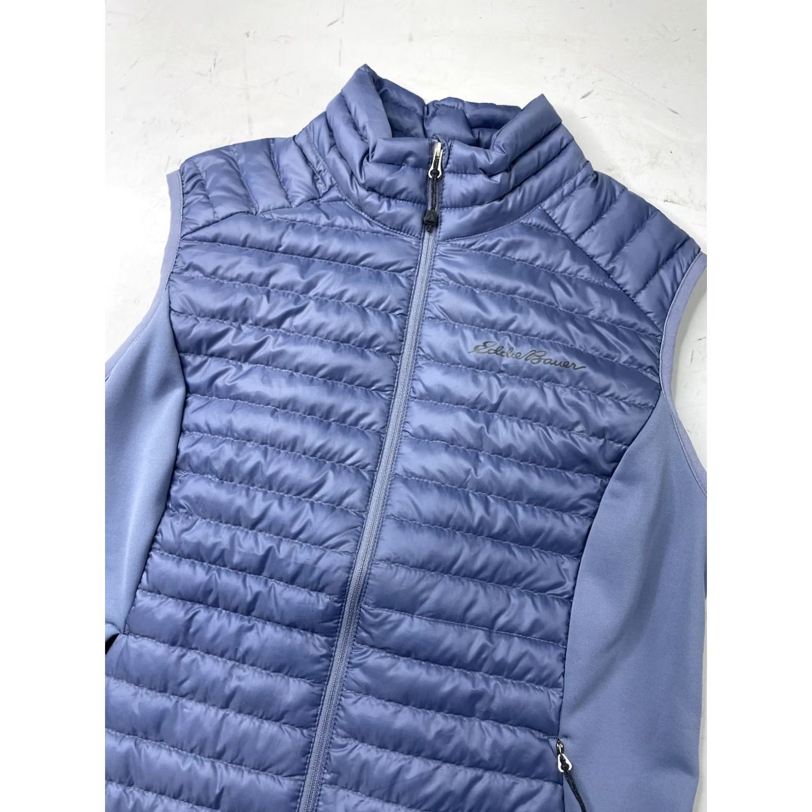 Eddie Bauer Eddie Bauer Womens Small Blue Full Zip Puffer Vest Down Insulated Outdoor Size S / US 4 / IT 40 - 2 Thumbnail