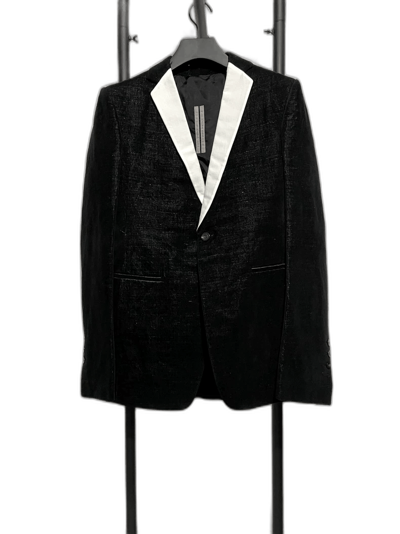 Rick Owens rick owens velvet suit jacket Size US L / EU 52-54 / 3 - 1 Thumbnail