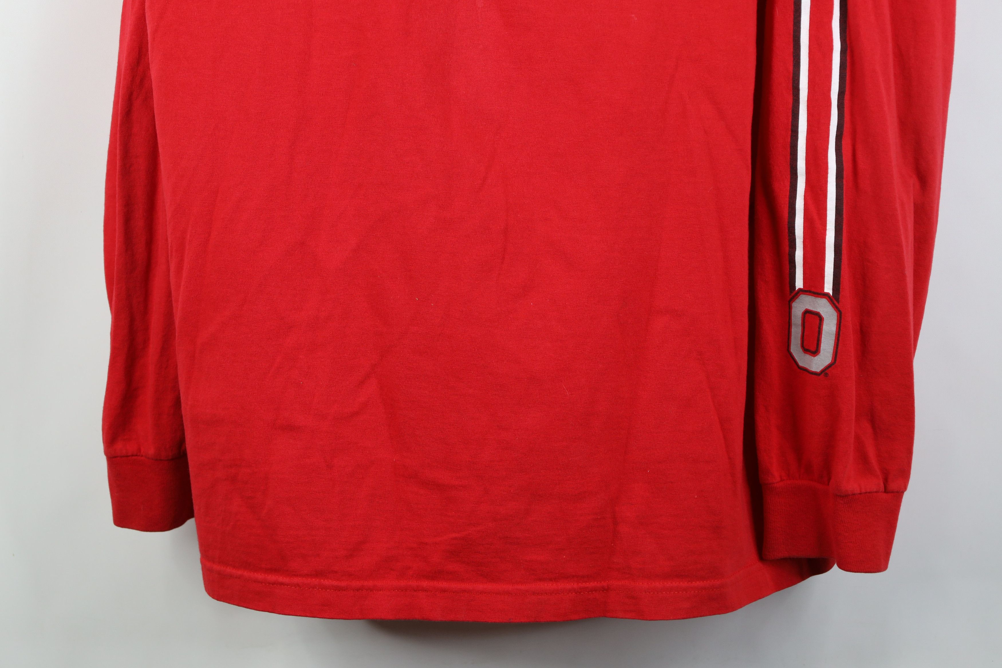 Nike Vintage Nike Swoosh Ohio State University Football T-Shirt Size US L / EU 52-54 / 3 - 3 Thumbnail
