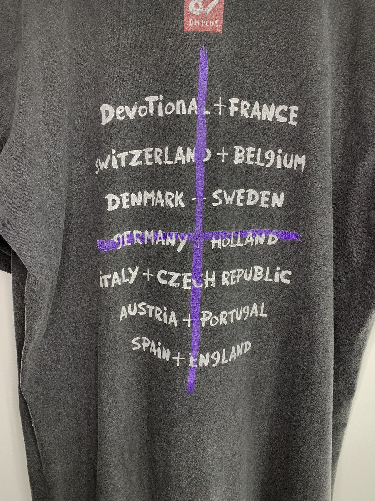 Vintage Depeche Mode Devotional Tour 1993 T-Shirt XL Size Size US XL / EU 56 / 4 - 6 Thumbnail