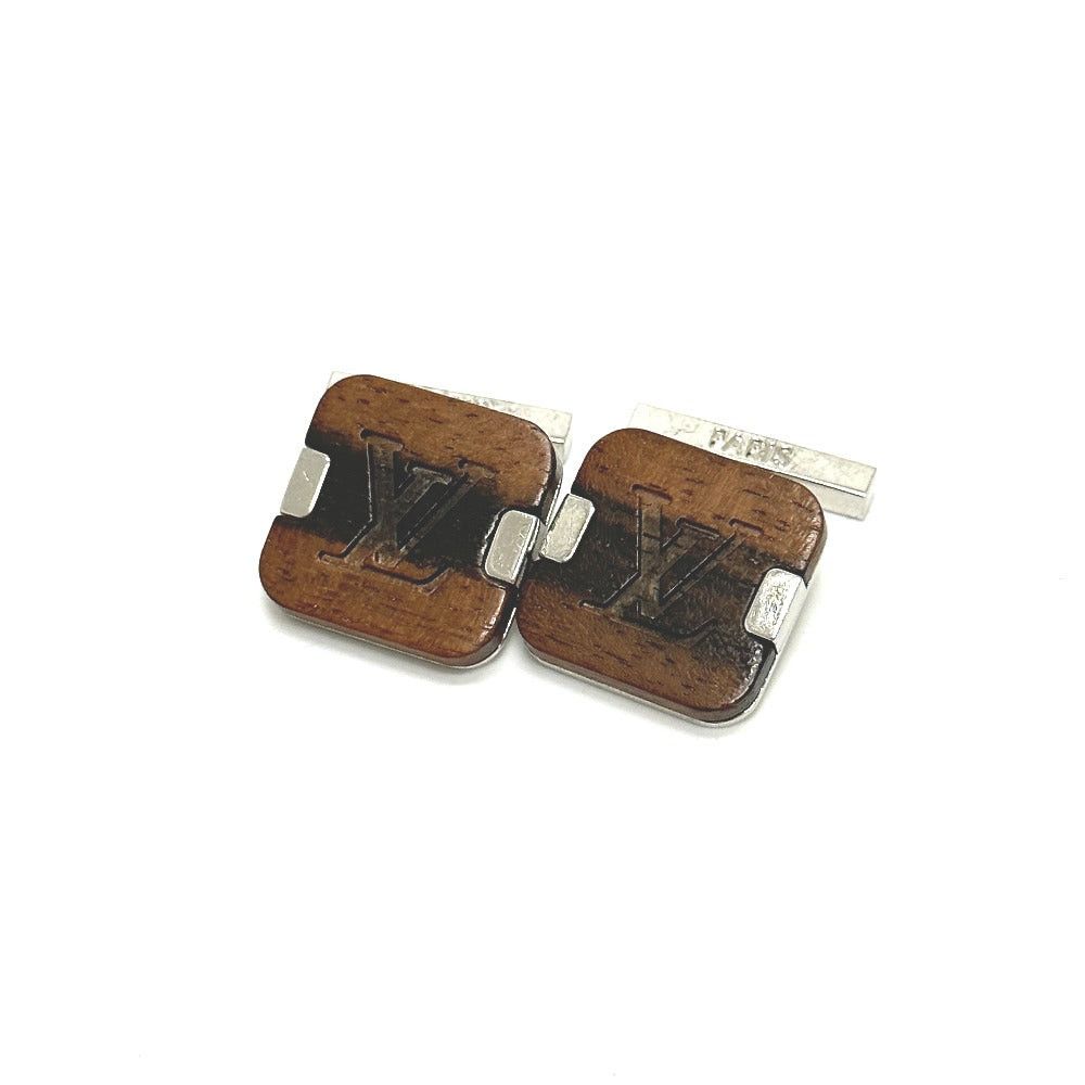 Louis Vuitton Lv Logo Accessories Cuffs Wood Men Brown