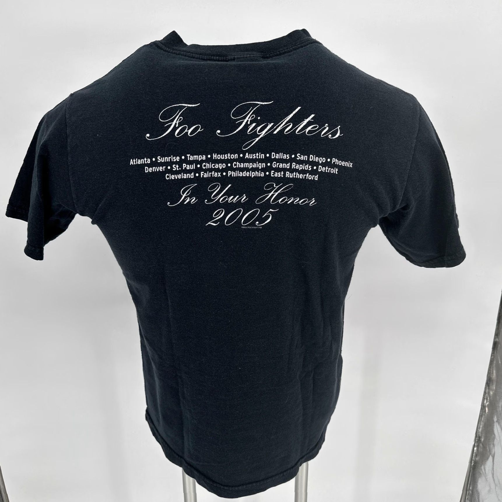 Anvil VINTAGE Anvil Shirt Foo Fighters Mens M Black In Your Honor 2005 Tour Shirt Size US M / EU 48-50 / 2 - 4 Thumbnail