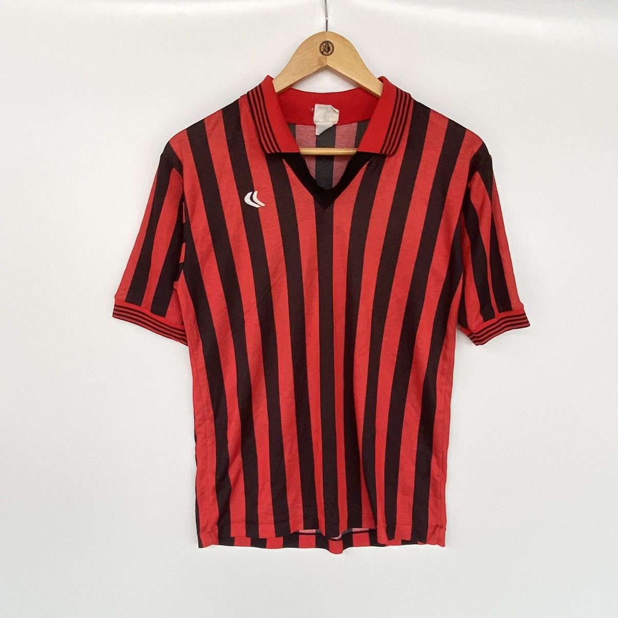 Vintage Crix Yasuda Football Red And Black Jumper Size S
